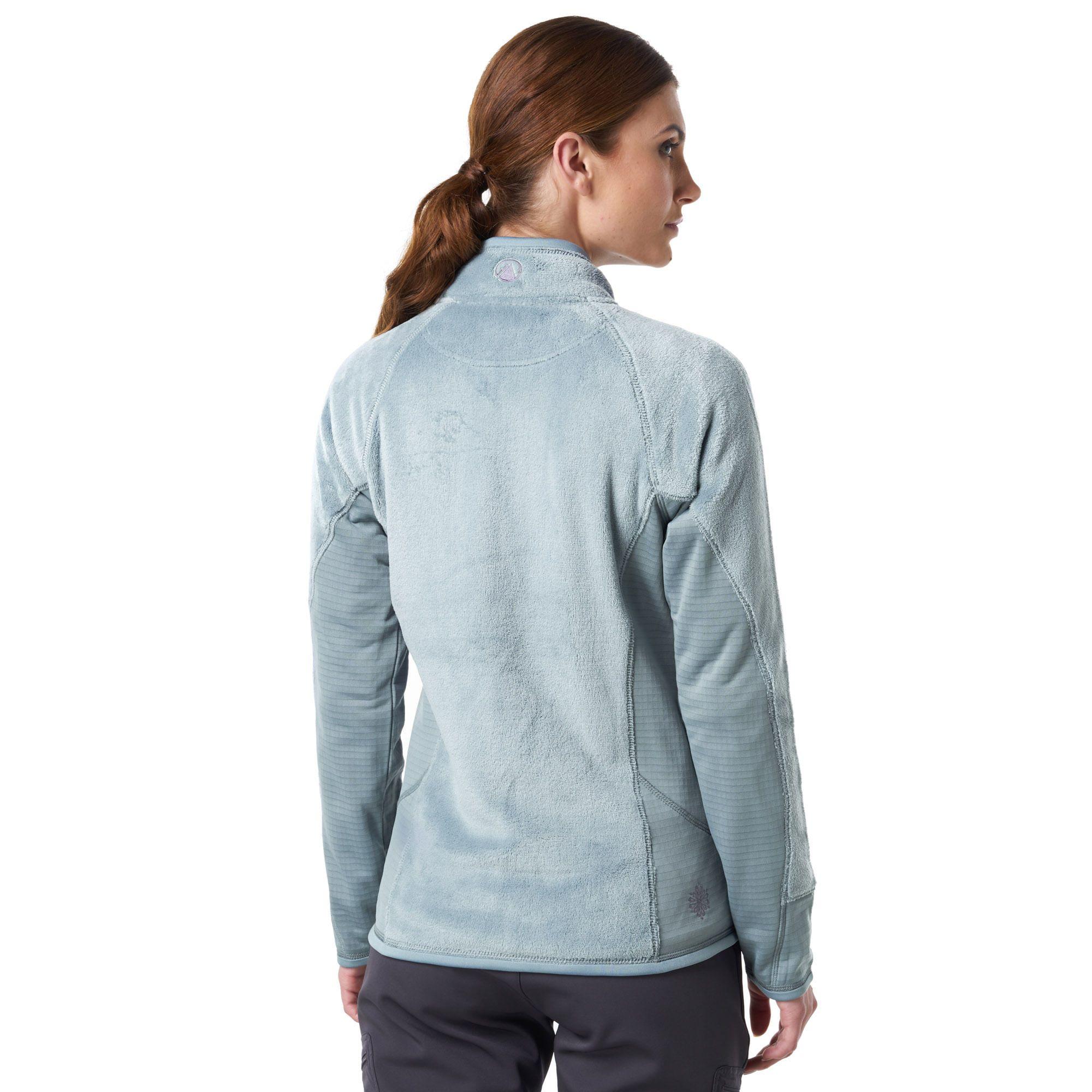 Poleron Mujer Numan Shaggy-Pro Jacket Gris Piedra Lippi-3