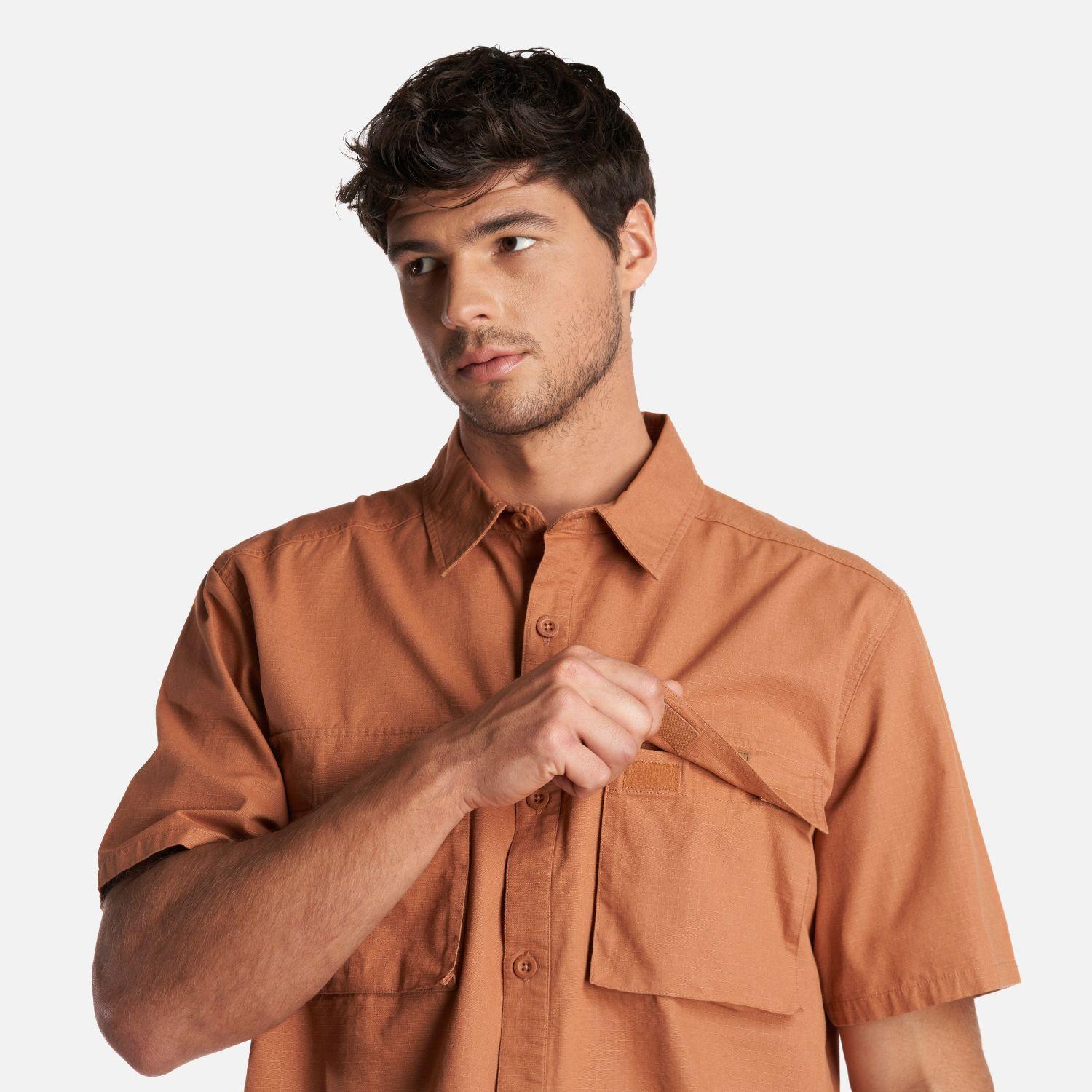 Camisa Hombre Safari Cafe Claro Haka Honu-4