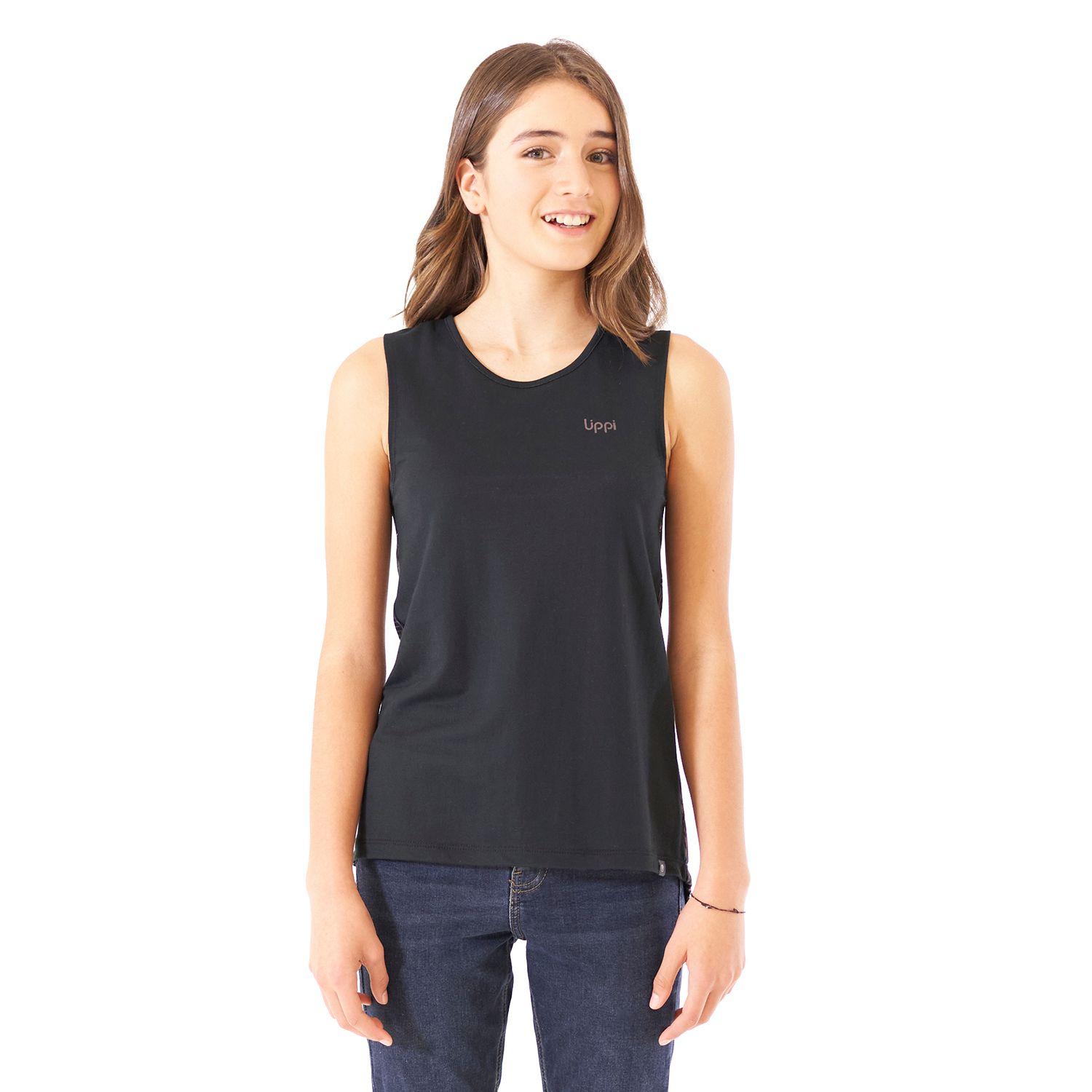 Polera Teen Girl Sunset T-Shirt Grafito Lippi V21-1