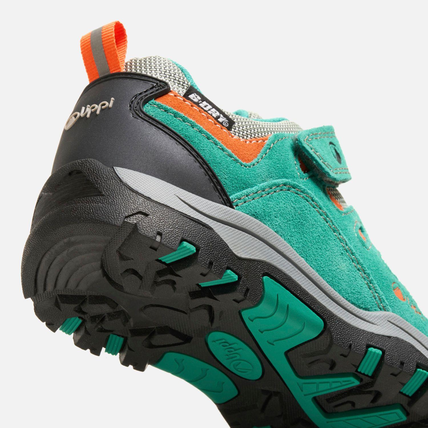 Zapato Niña Puelo Cs Low Velcro Turquesa / Azul Lippi V26-7