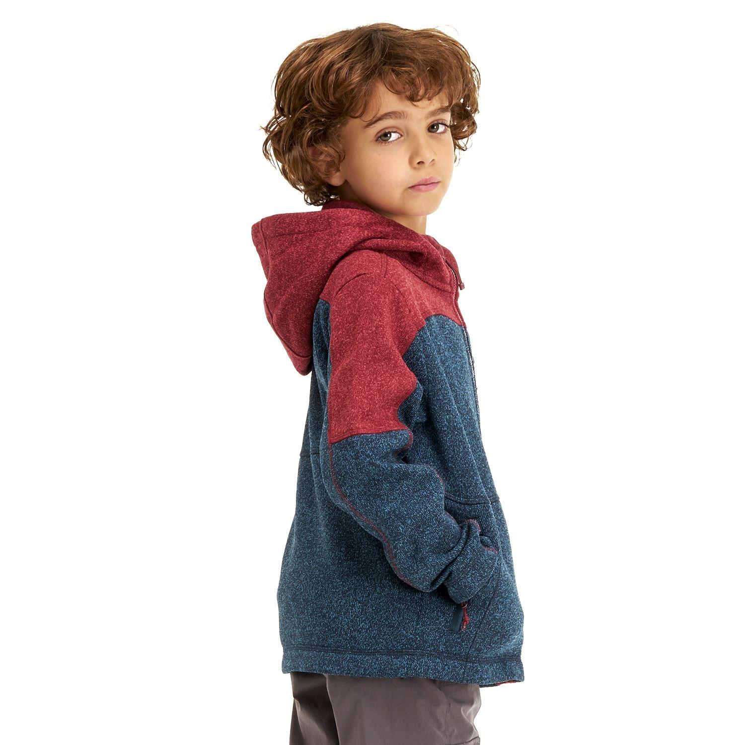 Chaqueta Niño Explorer Therm-Pro Hoody Jacket Melange Vino / Melange Azul Lippi-2