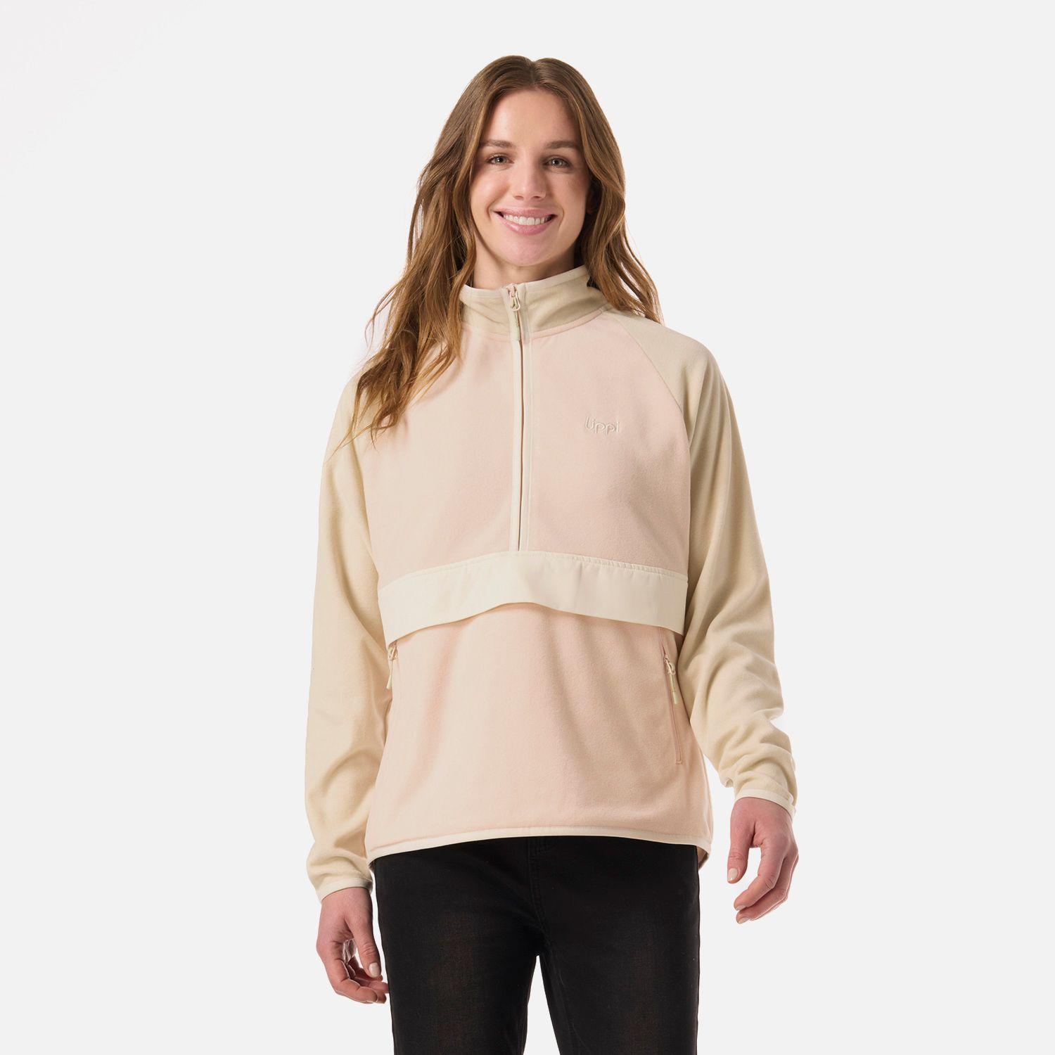 Polar Mujer Fireplace 1/4 Zip Sweatshirt Damasco Lippi V26-0