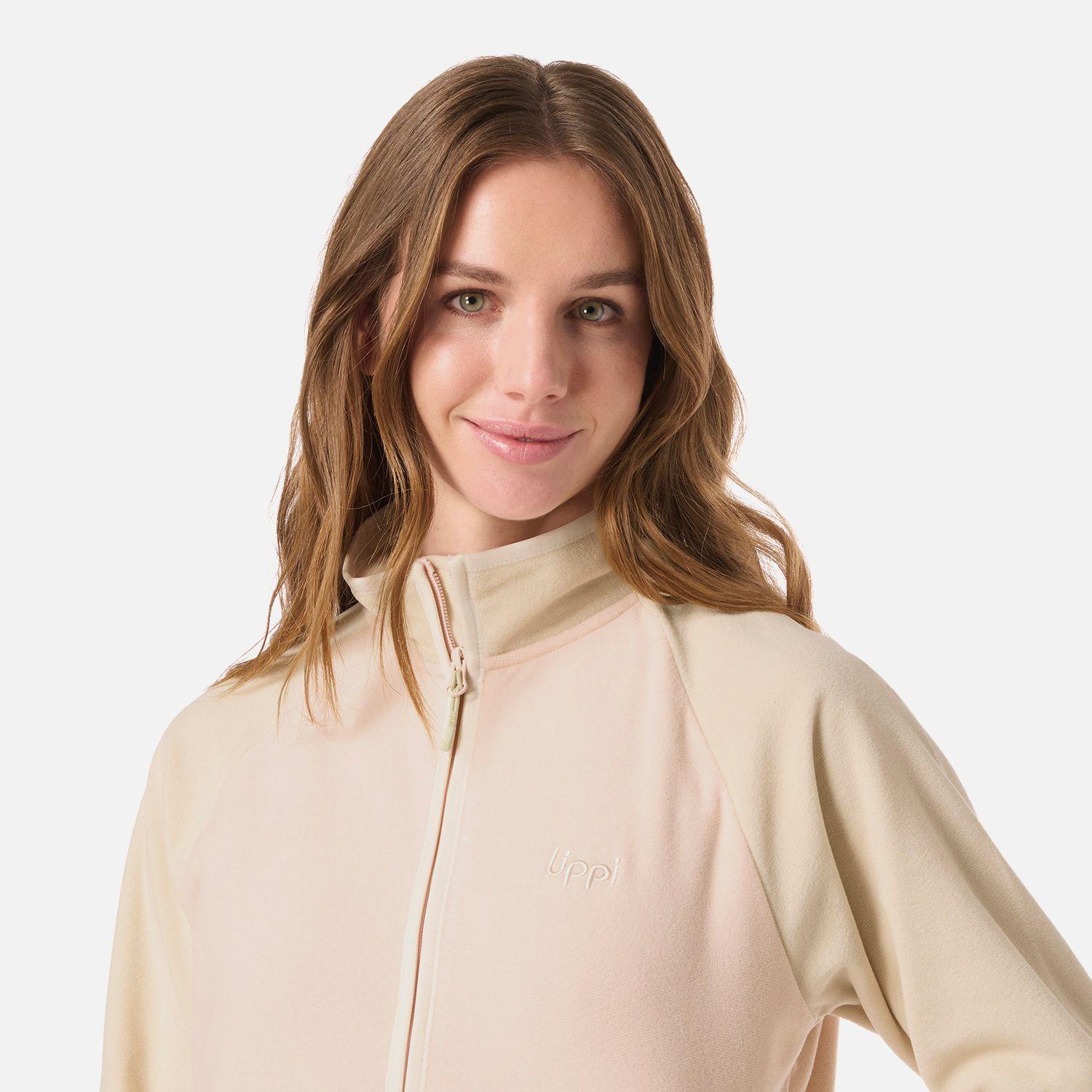 Polar Mujer Fireplace 1/4 Zip Sweatshirt Damasco Lippi V26-3
