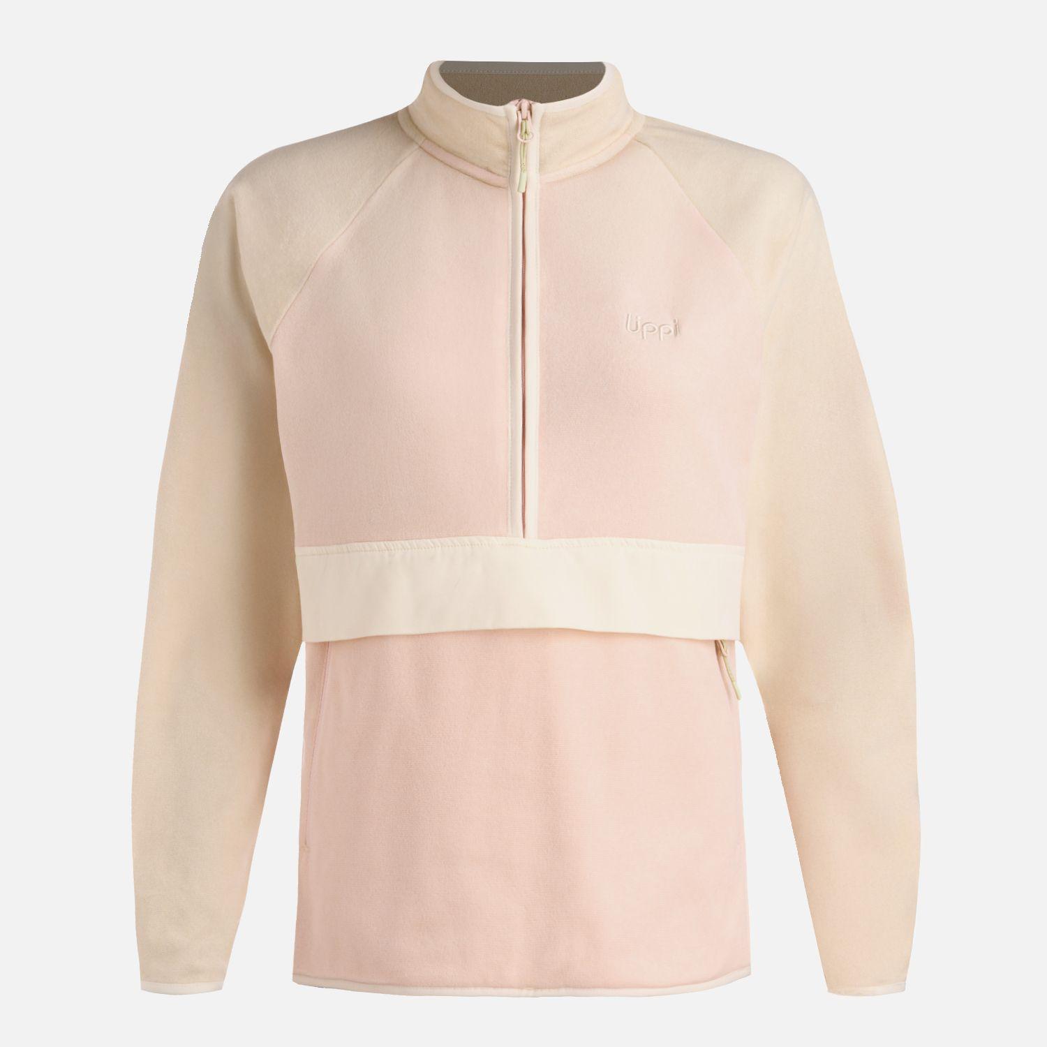 Polar Mujer Fireplace 1/4 Zip Sweatshirt Damasco Lippi V26-6