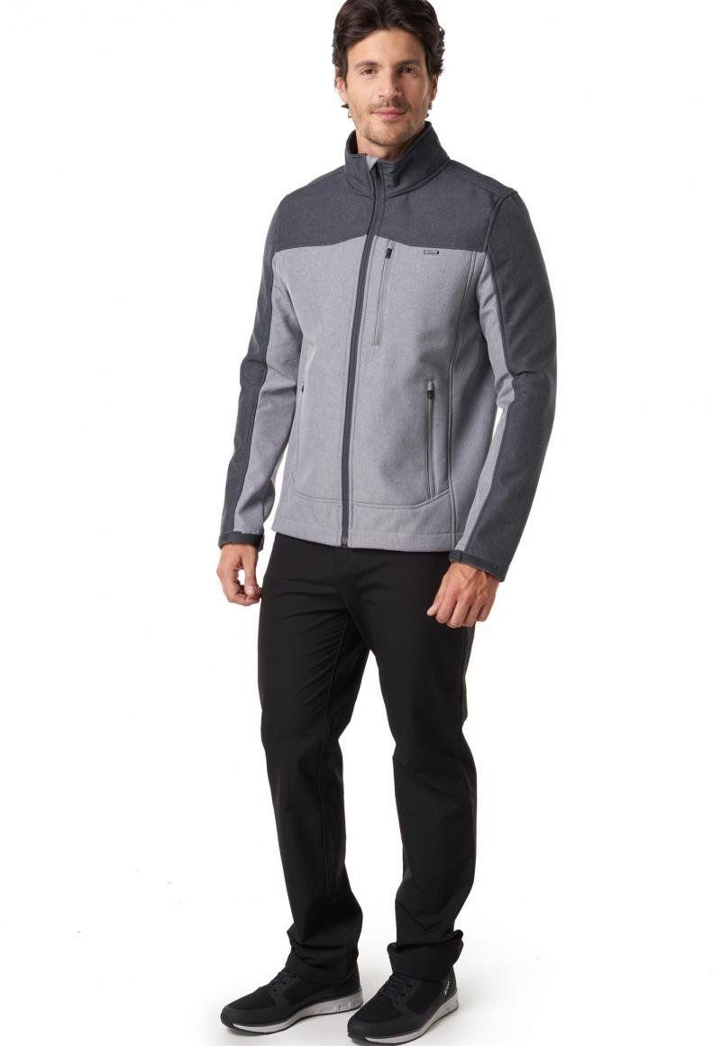 Chaqueta Hombre Blast Softshell Jacket Melange Gris Lippi-4