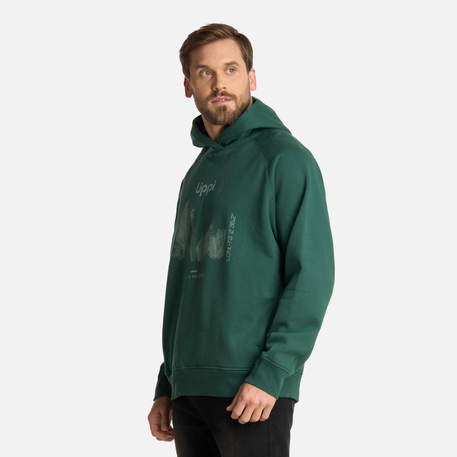 Polerón Hombre Insigne Sweatshirt Front Verde Lippi I25-0