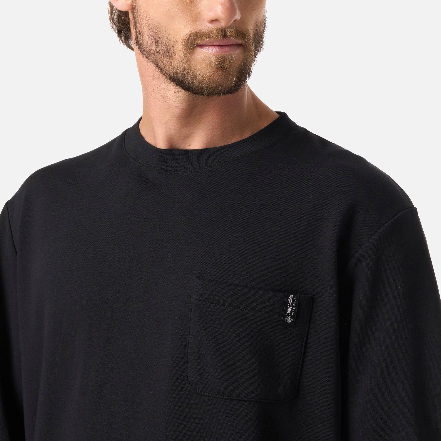 Polerón Hombre Peliculyon Negro Haka Honu V26-3