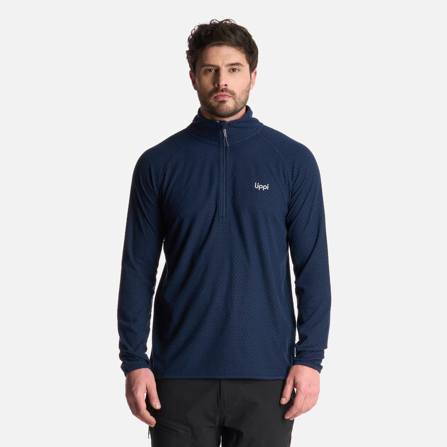 Polerón Hombre Jacaranda Nano-F 14 Zip Azul Marino Lippi Lippi