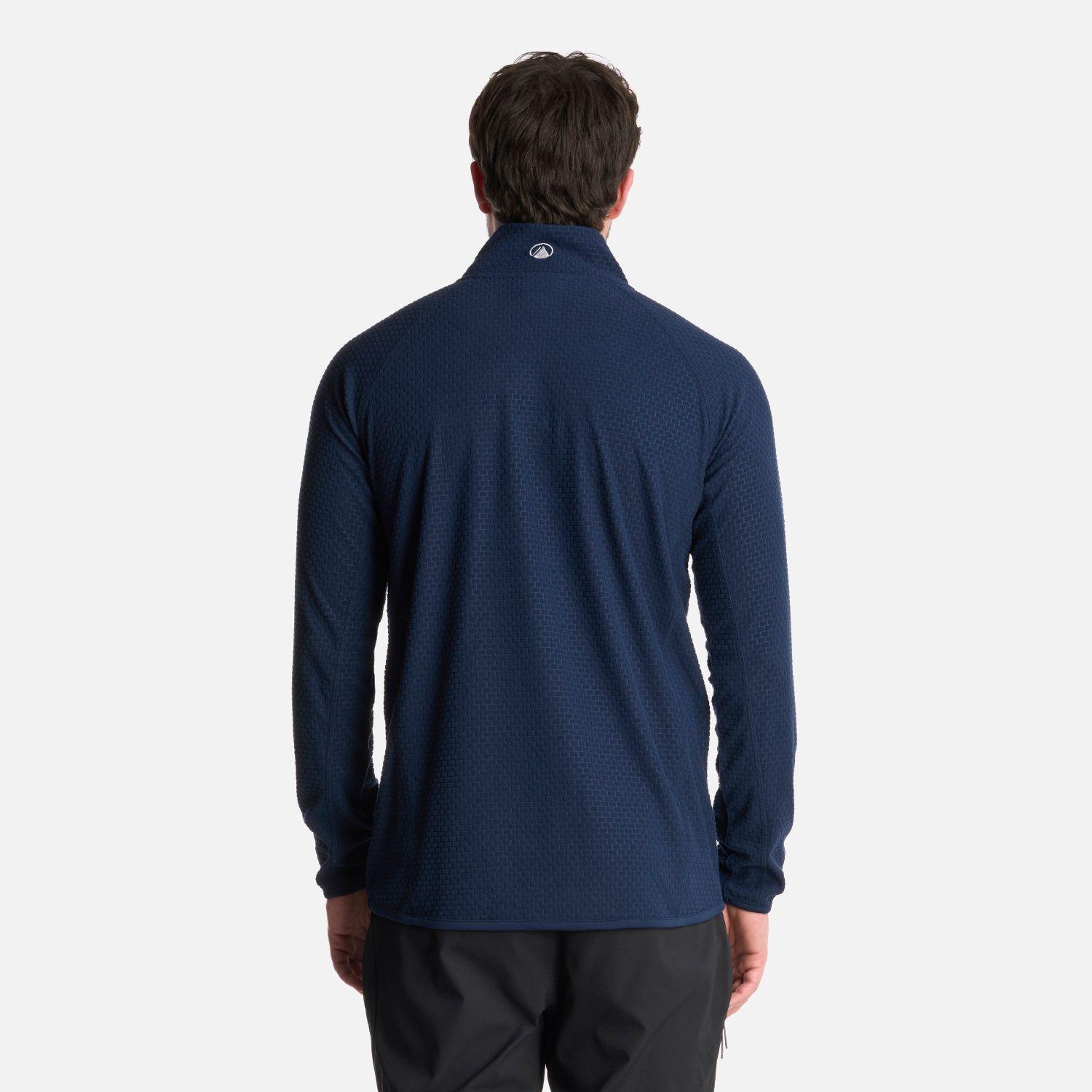 Polerón Hombre Jacaranda Nano-F 14 Zip Azul Marino Lippi-2