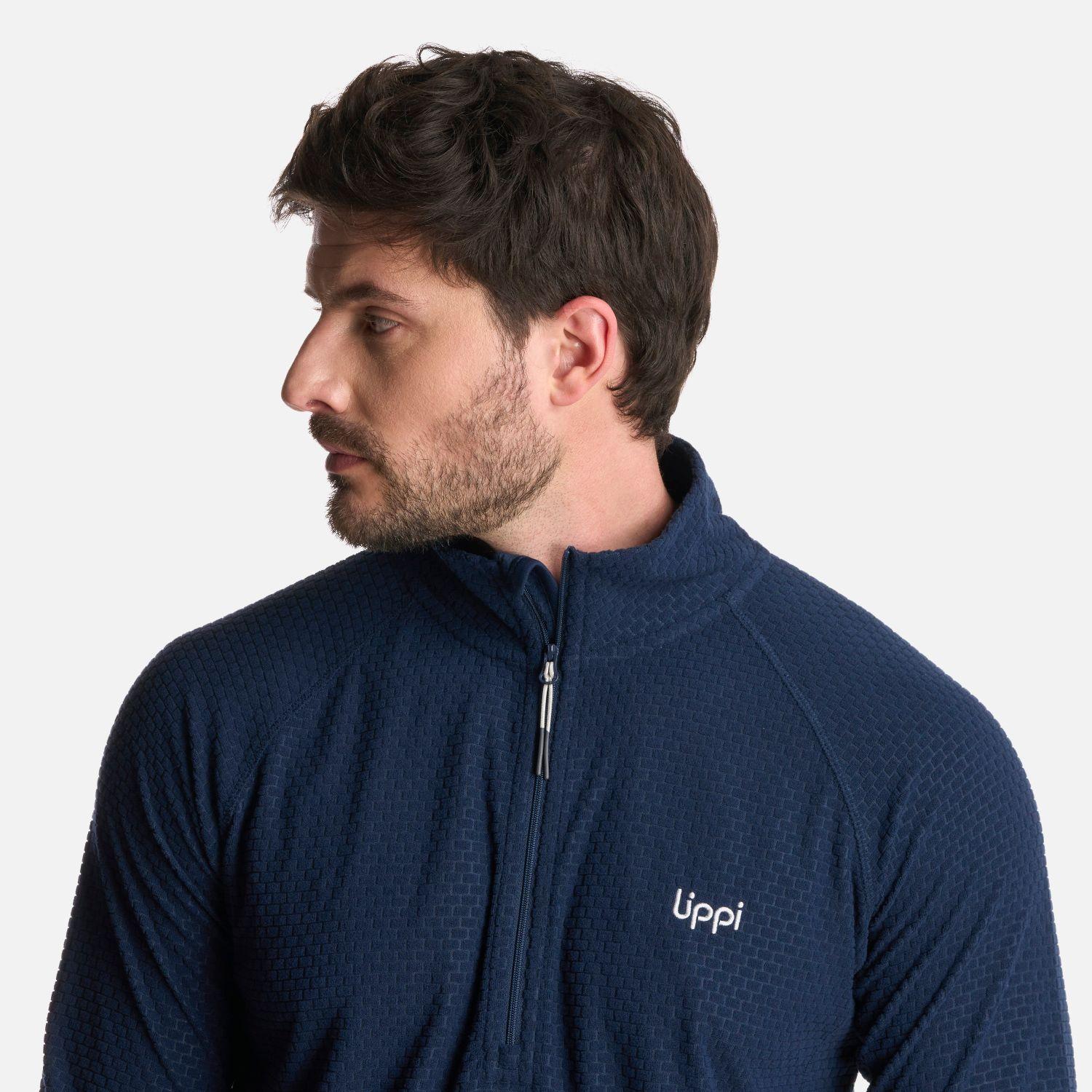 Polerón Hombre Jacaranda Nano-F 14 Zip Azul Marino Lippi Lippi