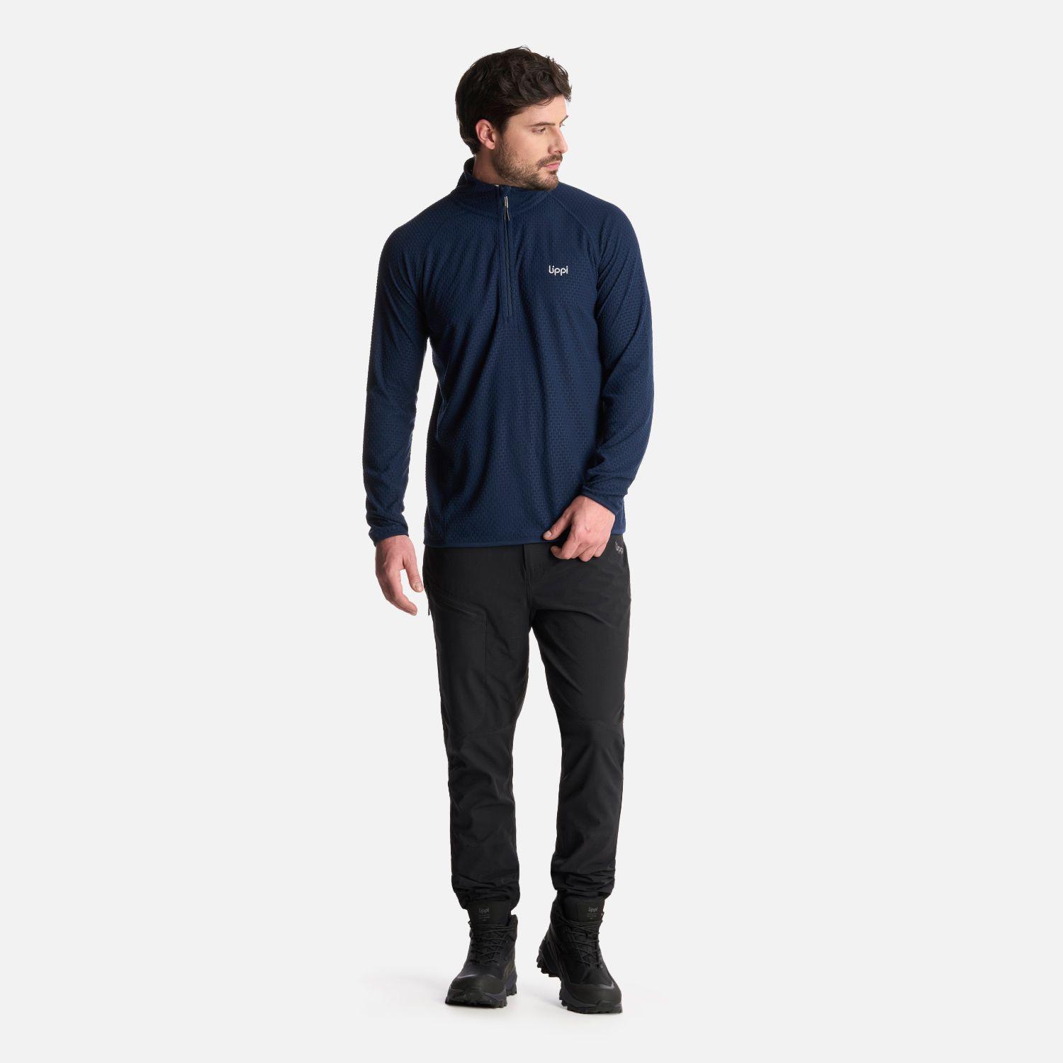 Polerón Hombre Jacaranda Nano-F 14 Zip Azul Marino Lippi-4