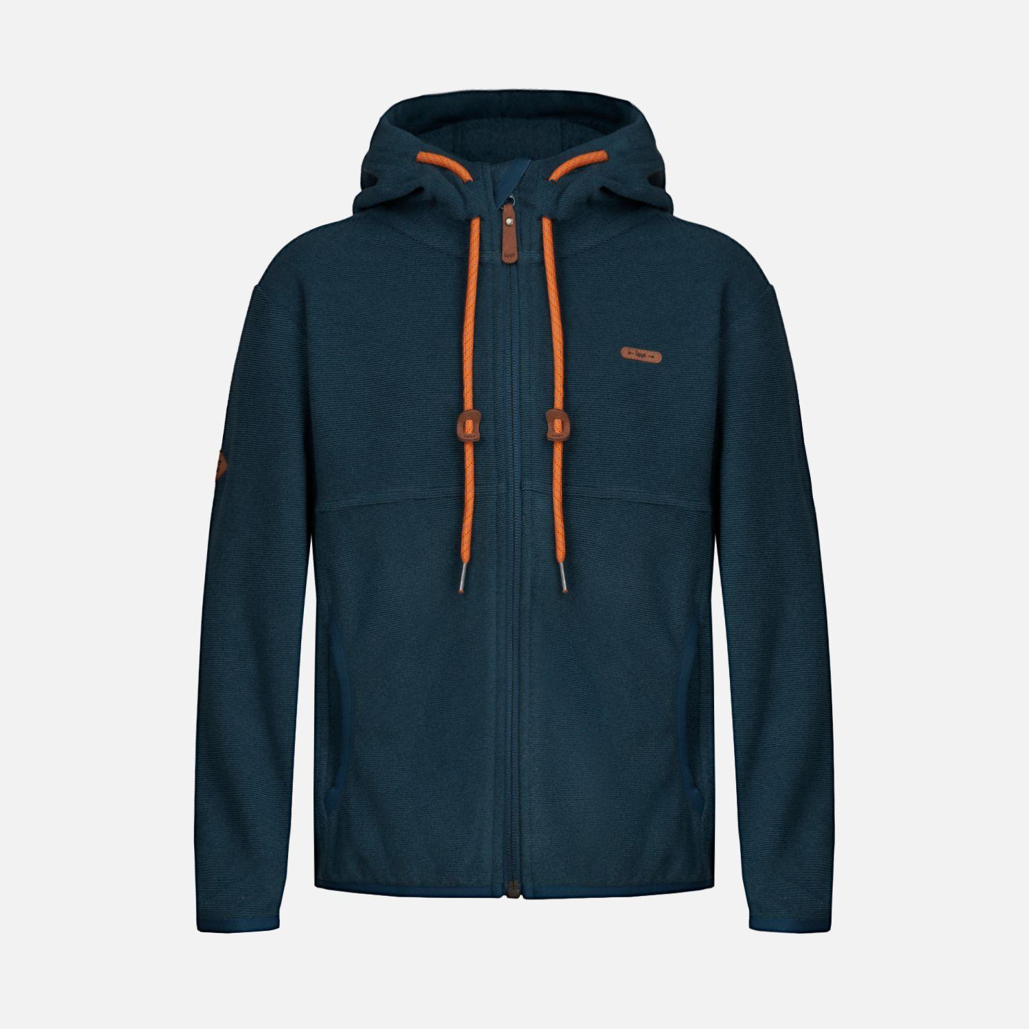 Poleron Niño Stripes Nano-F Full Zip Hoody Azul Noche Lippi-0