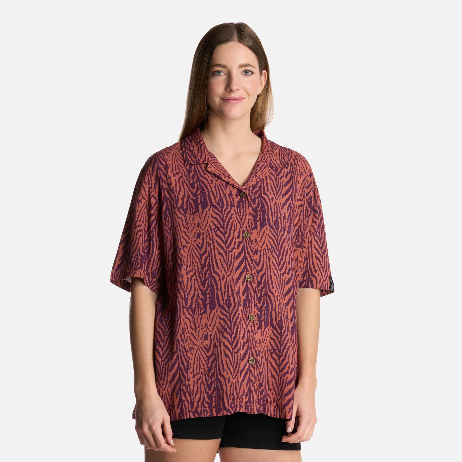 Camisa Mujer Marmolada Print Coral Haka Honu-1