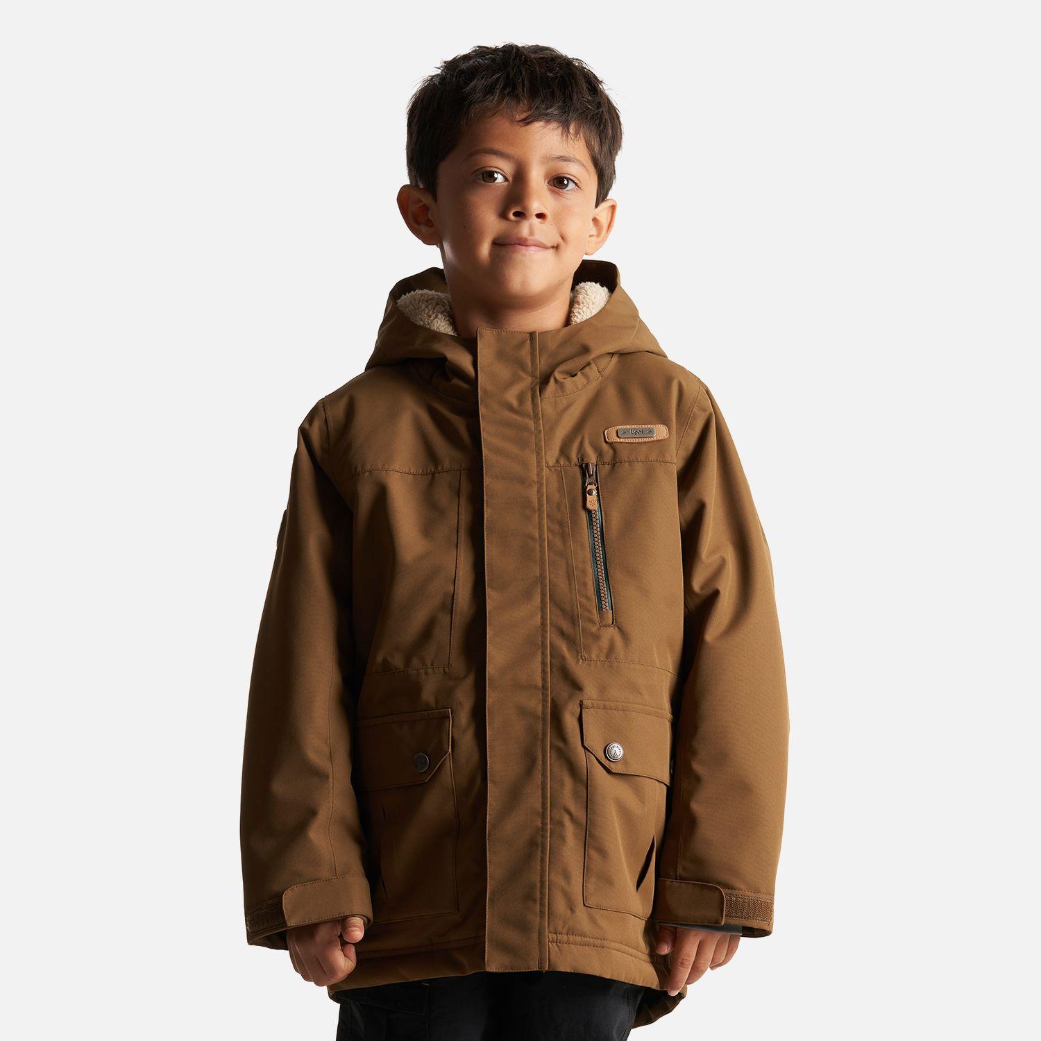 Chaqueta Niño Roble B-Dry Hoody Jacket Mostaza Oscuro Lippi I23-1