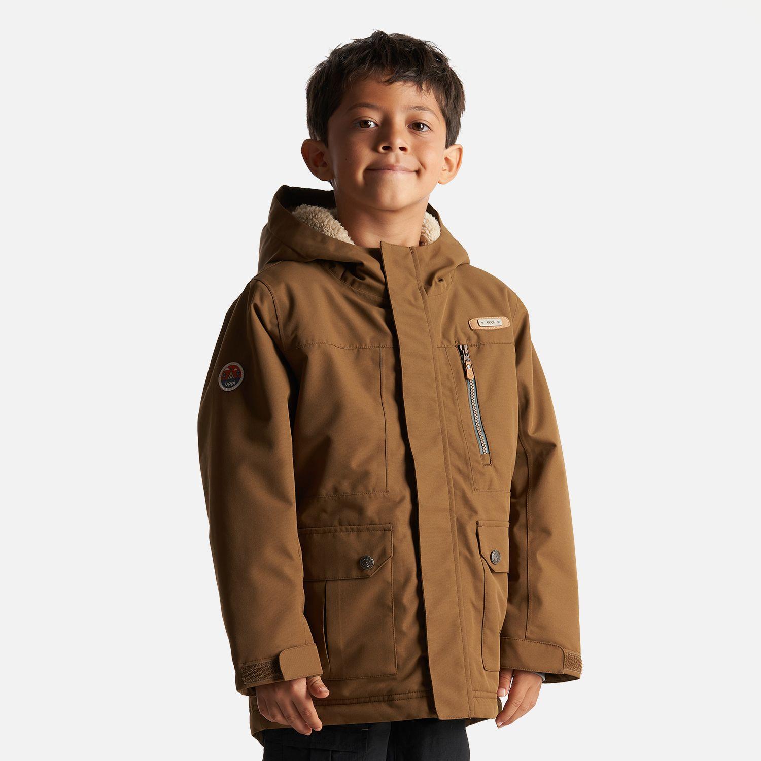 Chaqueta Niño Roble B-Dry Hoody Jacket Mostaza Oscuro Lippi I23-2