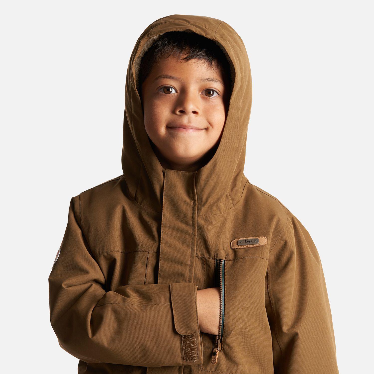 Chaqueta Niño Roble B-Dry Hoody Jacket Mostaza Oscuro Lippi I23-4