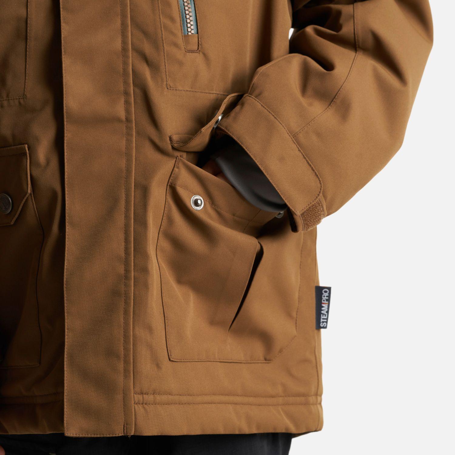 Chaqueta Niño Roble B-Dry Hoody Jacket Mostaza Oscuro Lippi I23-5