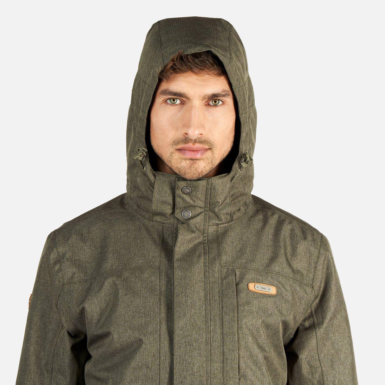 Chaqueta Hombre Roble B-Dry Hoody Jacket Verde Musgo Lippi-3