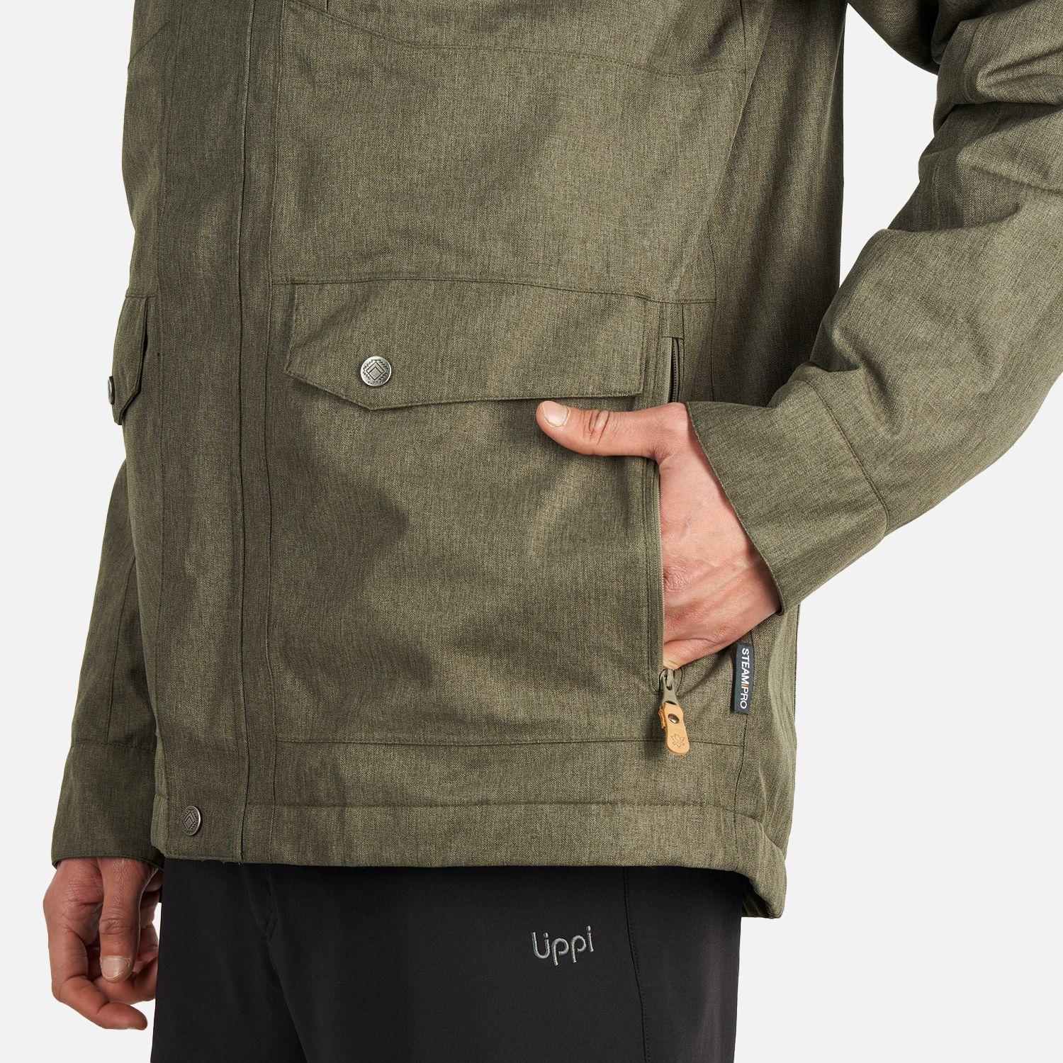 Chaqueta Hombre Roble B-Dry Hoody Jacket Verde Musgo Lippi-6