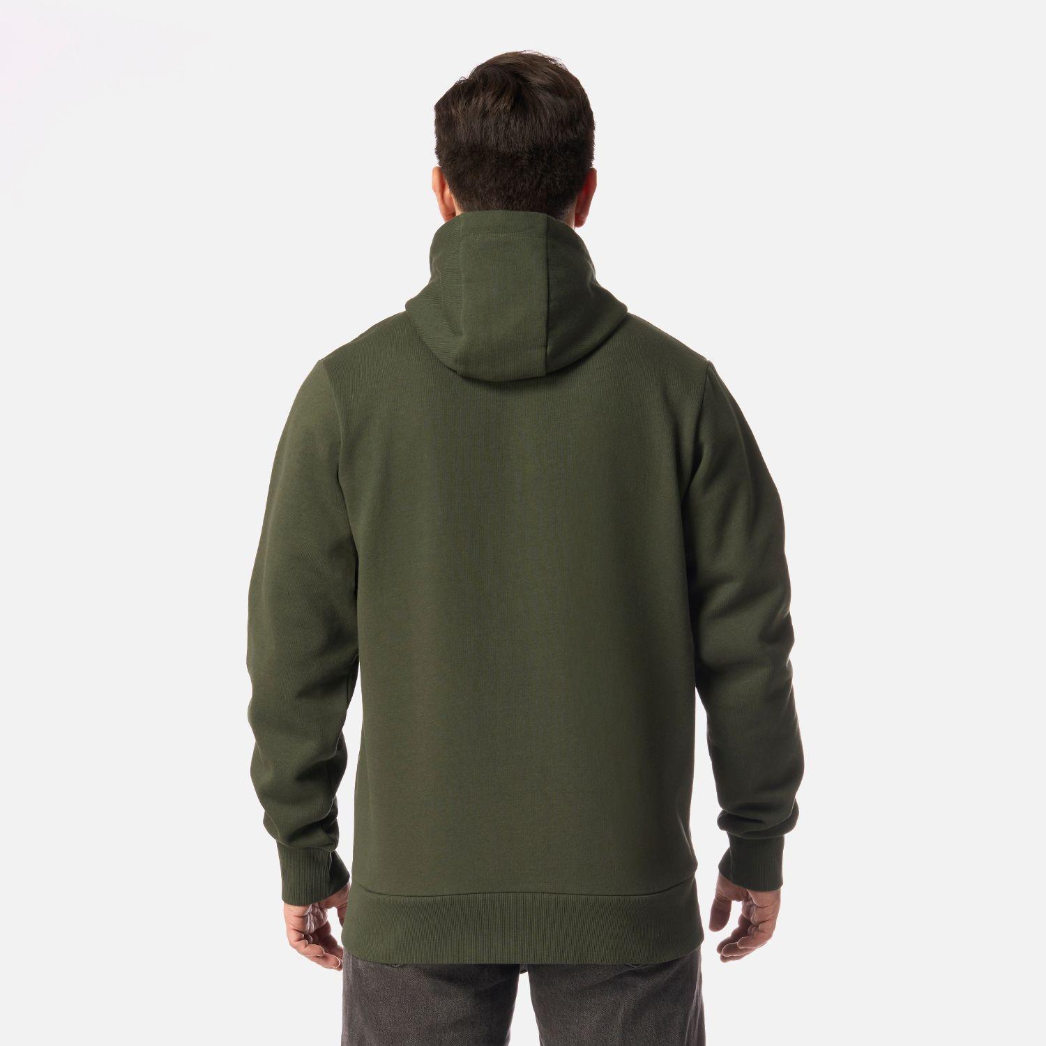 Polerón Hombre Ulmo Full Zip Hoody Sweatshirt Verde Militar Lippi-2