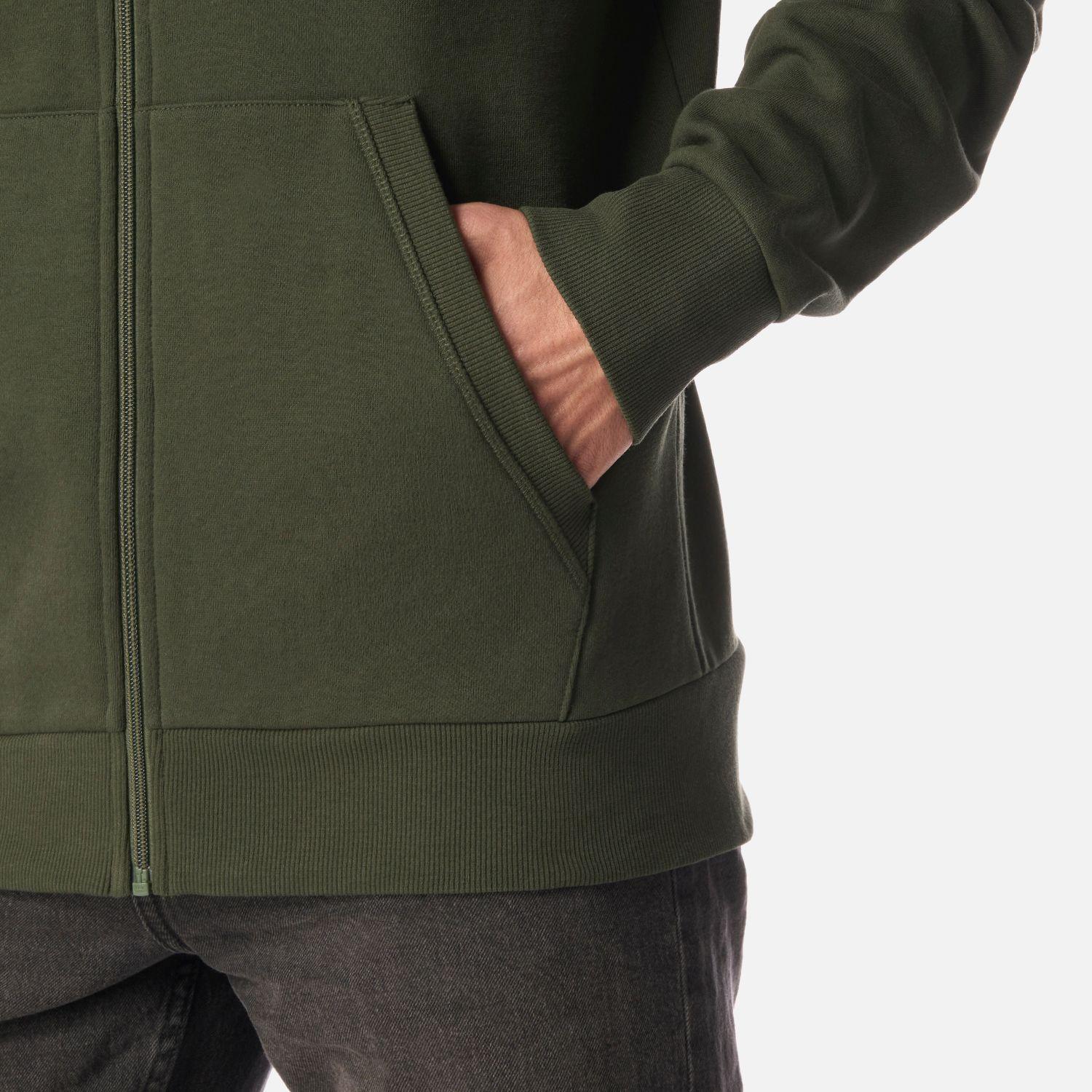 Polerón Hombre Ulmo Full Zip Hoody Sweatshirt Verde Militar Lippi-4