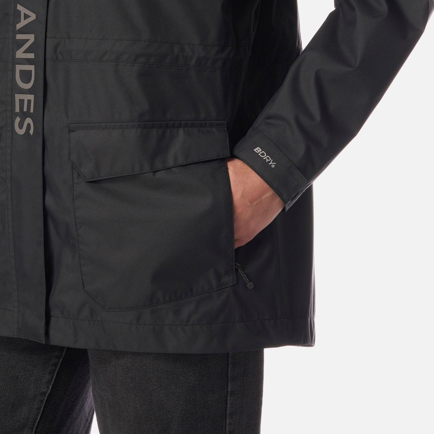 Chaqueta Mujer Streetwise B-Dry Hoody Jacket Negro Lippi I26-5