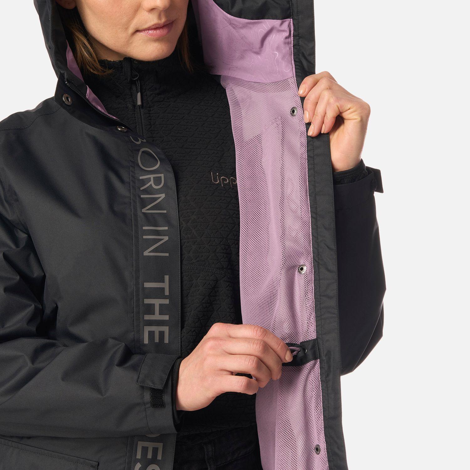 Chaqueta Mujer Streetwise B-Dry Hoody Jacket Negro Lippi I26-7