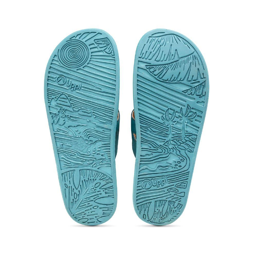 Sandalia Hombre Take & Go Azul Petroleo Lippi-1