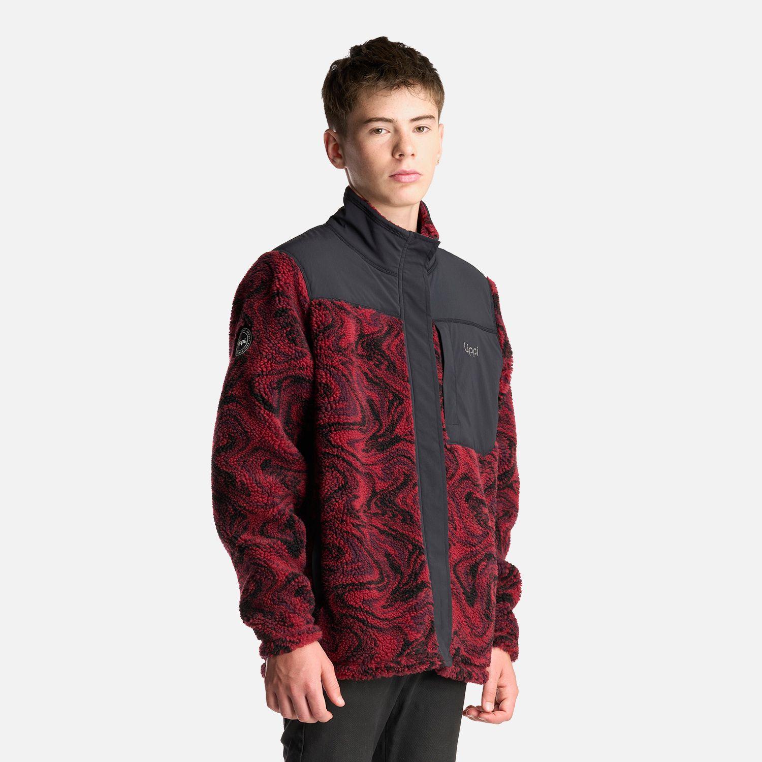 Chaqueta Teen Boy Glaciar Sherpa-Pro Jacket Print Burdeo Lippi-2