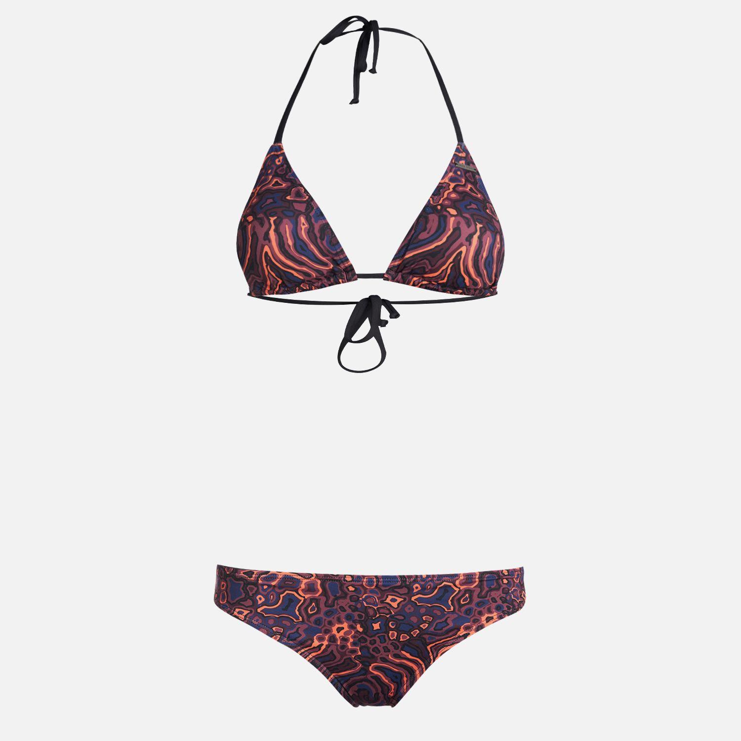 Traje de Baño Mujer Clasico Print Morado Haka Honu-0