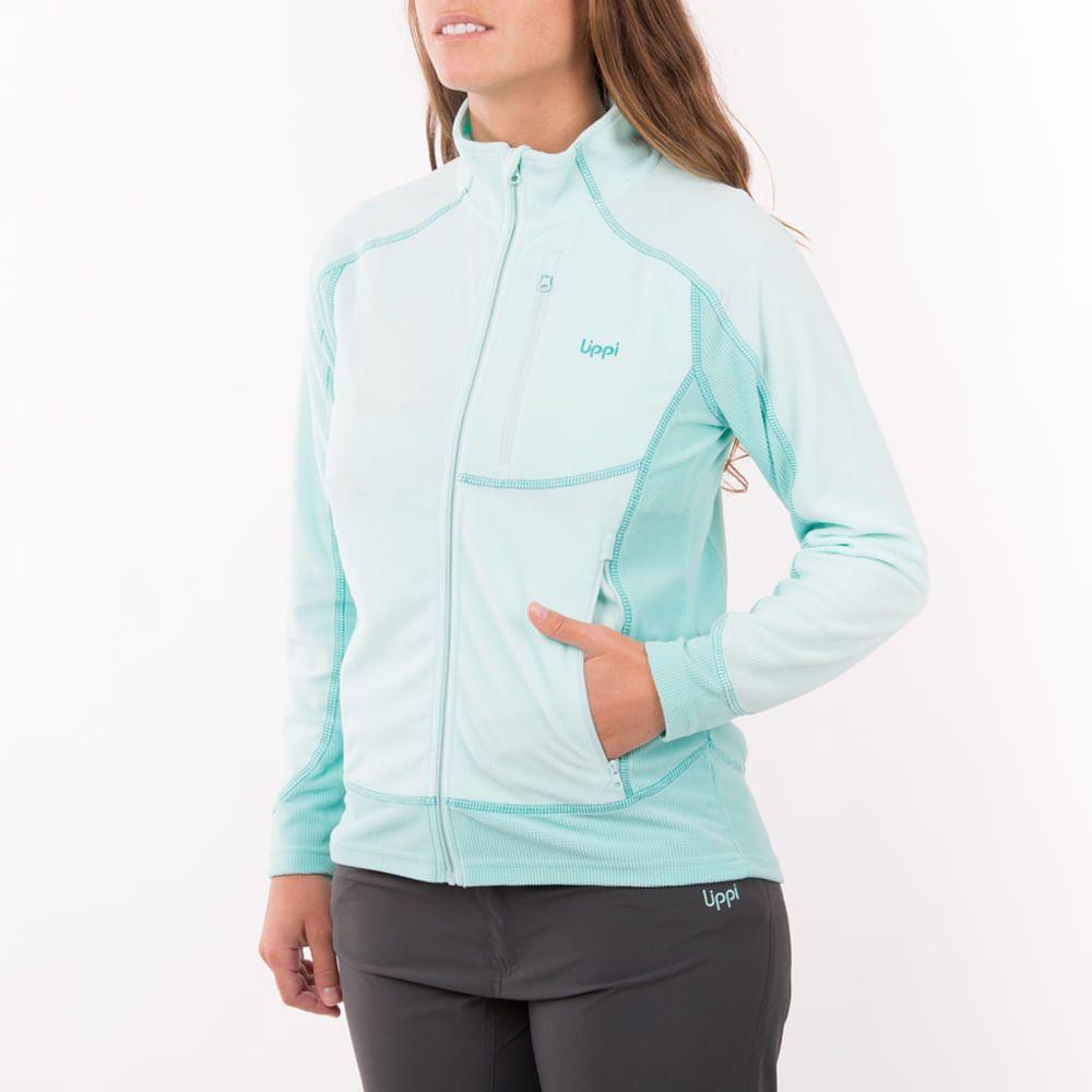 Poleron Mujer Numan Nano-F Jacket Negro Lippi V17-1
