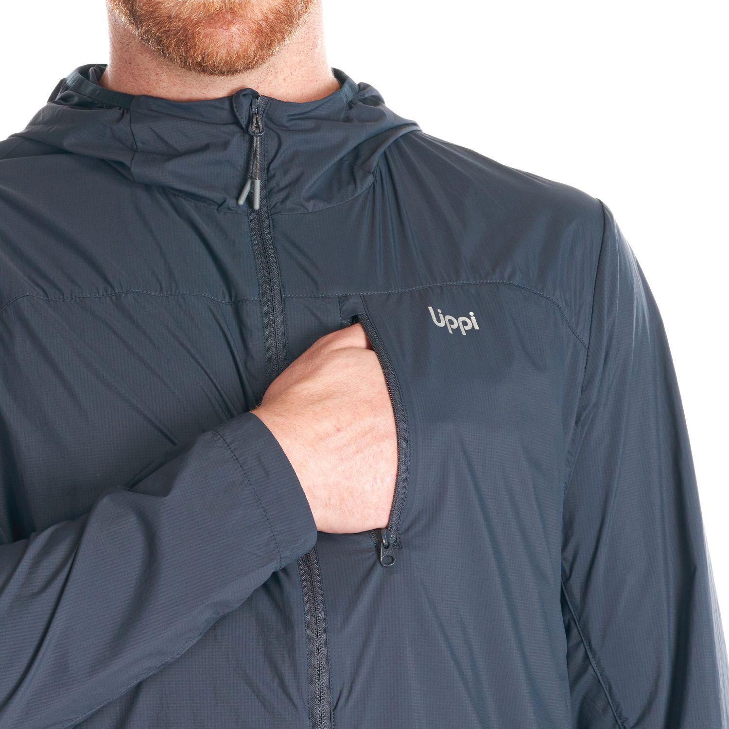 Chaqueta Hombre Spry WindBreaker Hoody Jacket Azul Noche Lippi-6