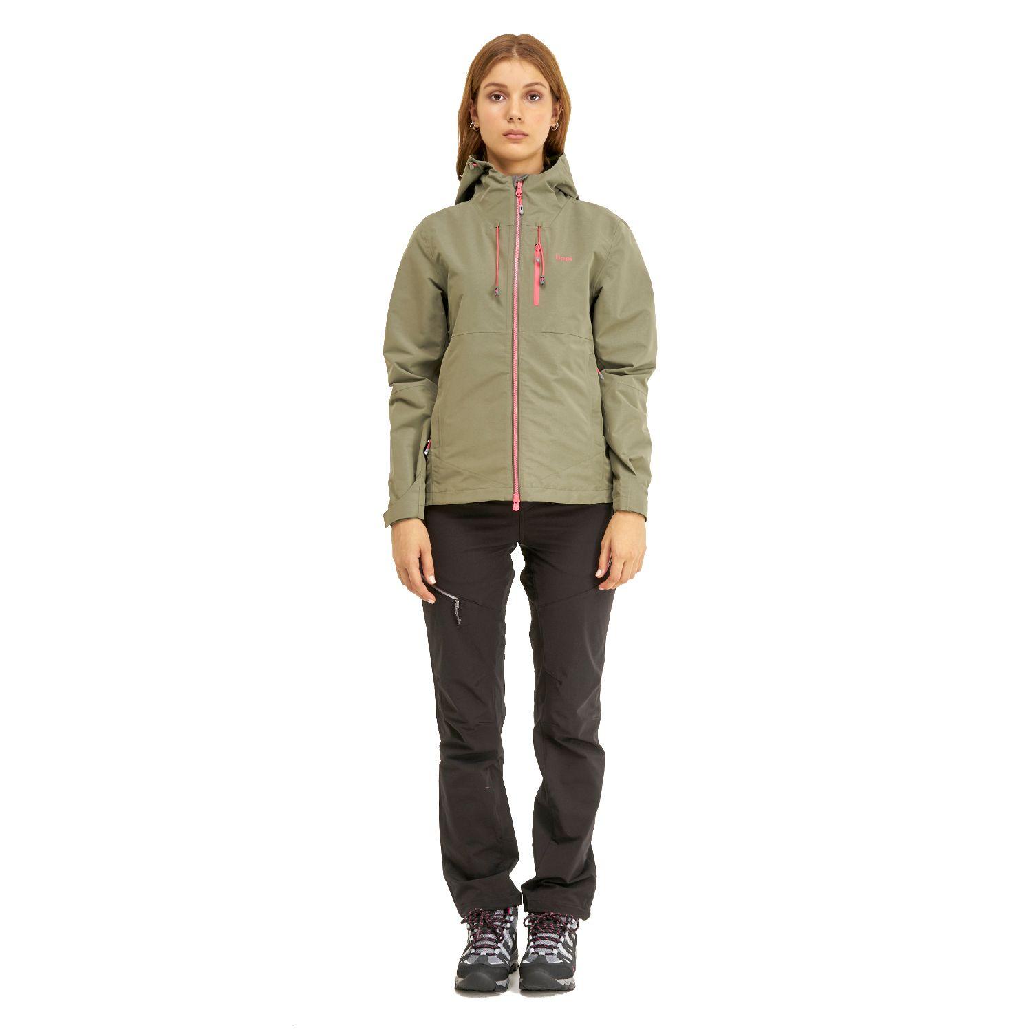Chaqueta Mujer Summit B-Dry Hoody Jacket Verde Mate Lippi-7
