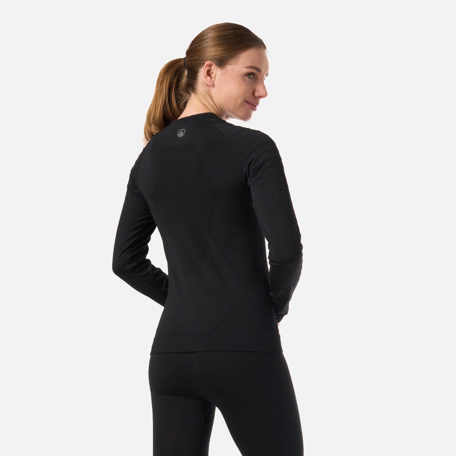 Primera Capa Mujer Skintec Active Warm Top Negro Lippi V26-2