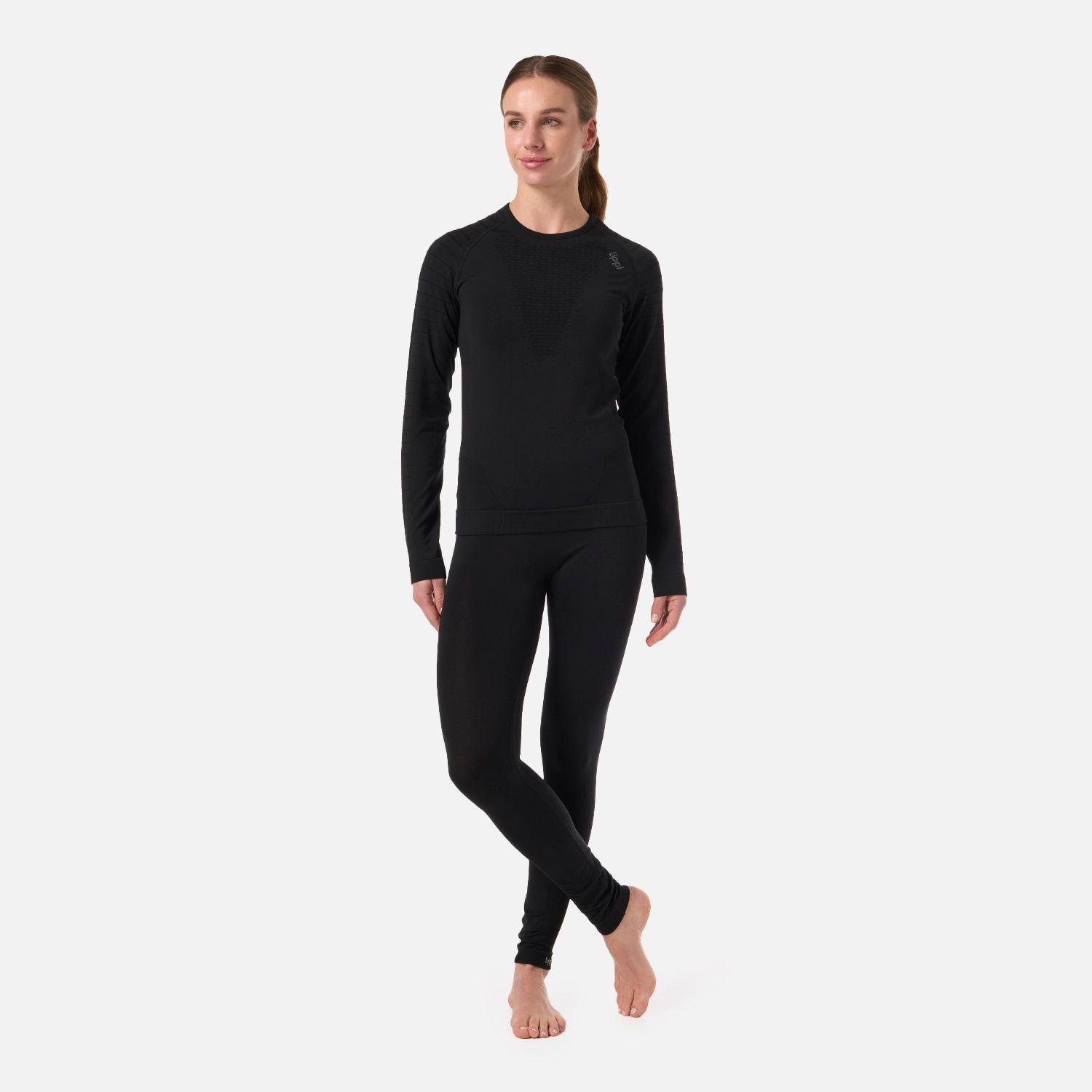Primera Capa Mujer Skintec Active Warm Top Negro Lippi V26-6