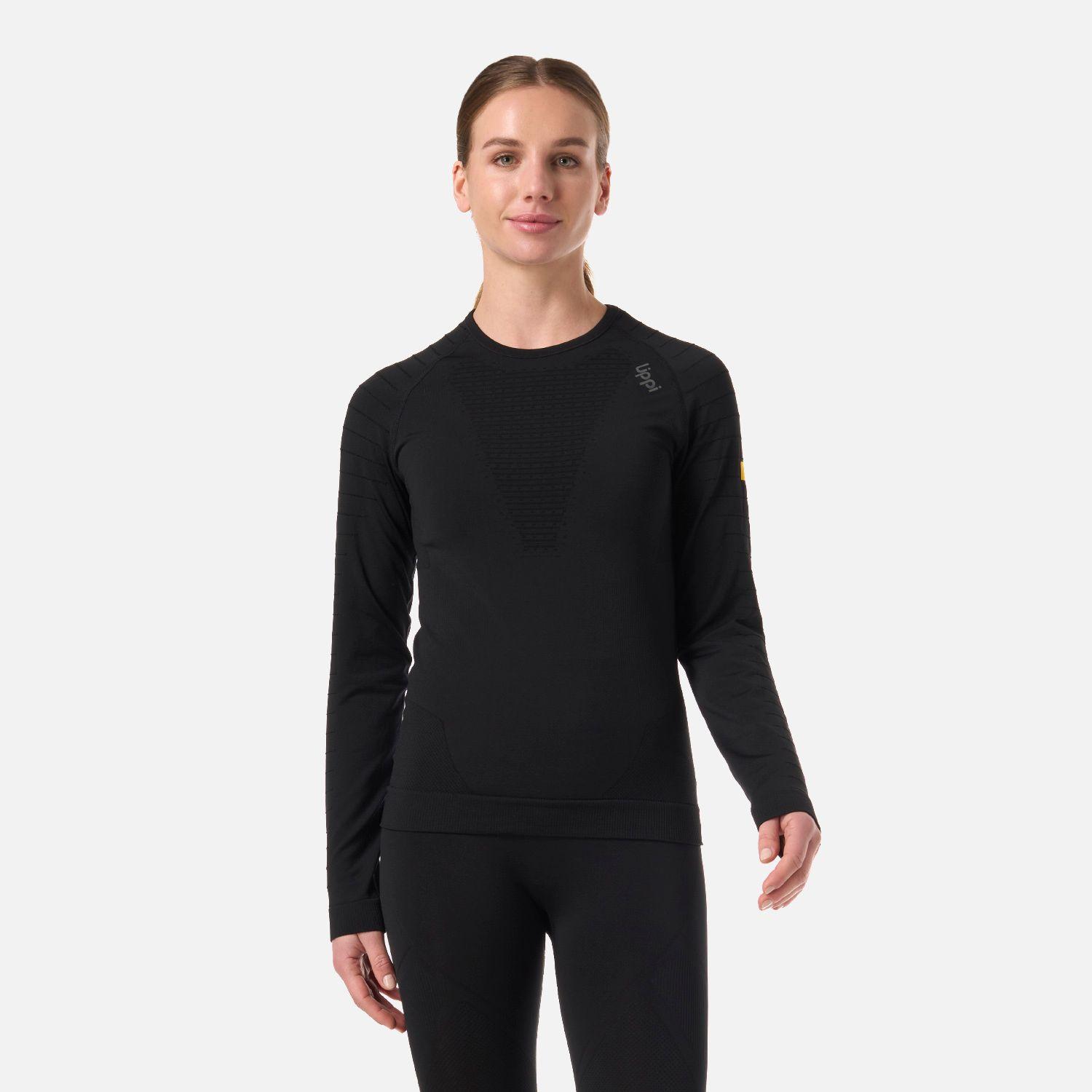 Primera Capa Mujer Skintec Active Warm Top Negro Lippi V26-0