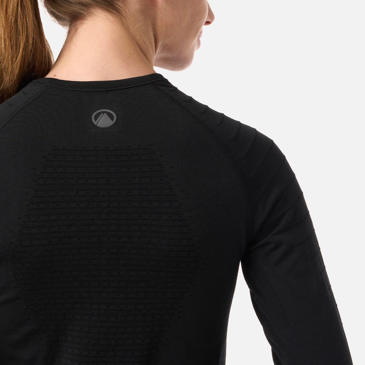 Primera Capa Mujer Skintec Active Warm Top Negro Lippi V26-5