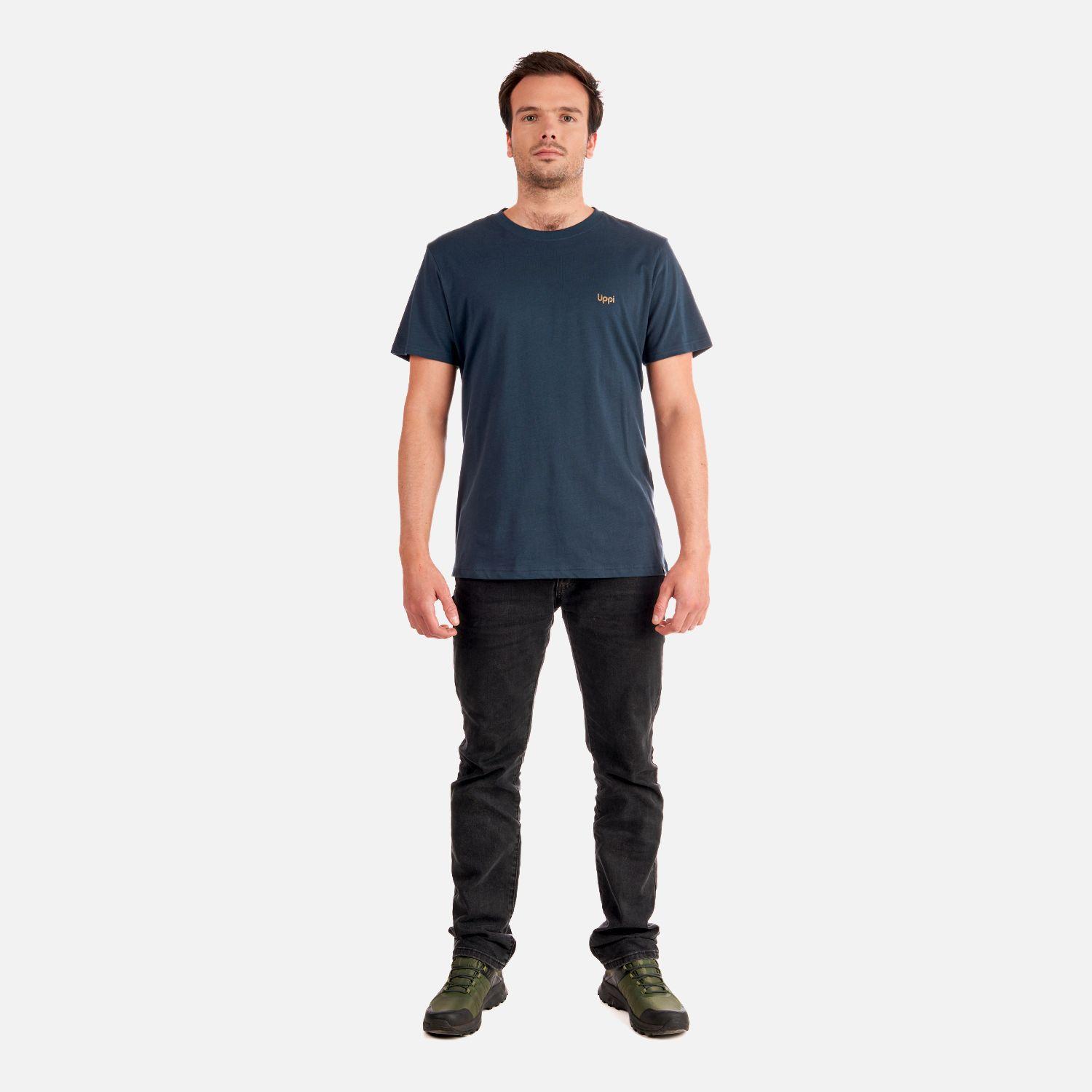 Polera Hombre Ulmo T-Shirt Azul Oscuro Lippi-6