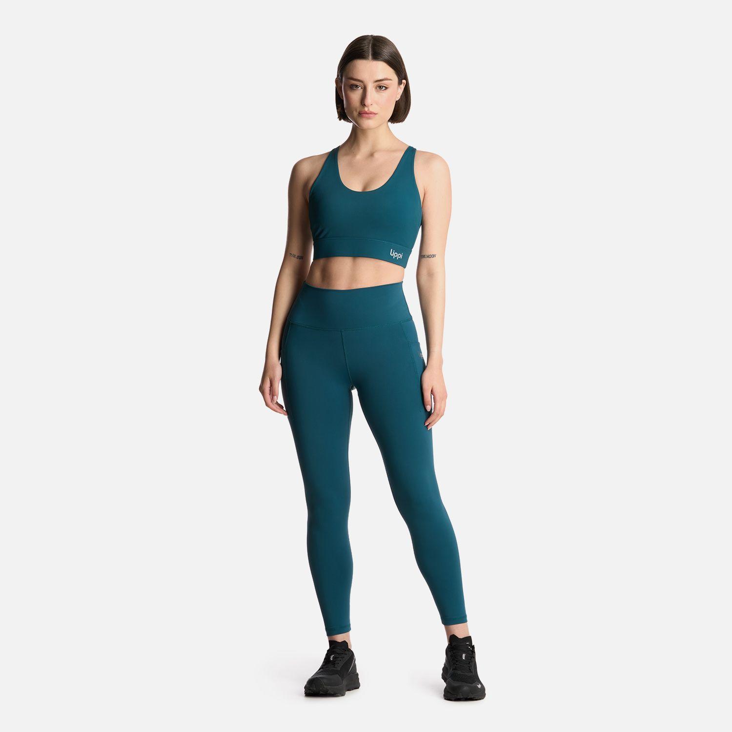 Calza Mujer In-Action Sport Leggings Petroleo Lippi V25-4