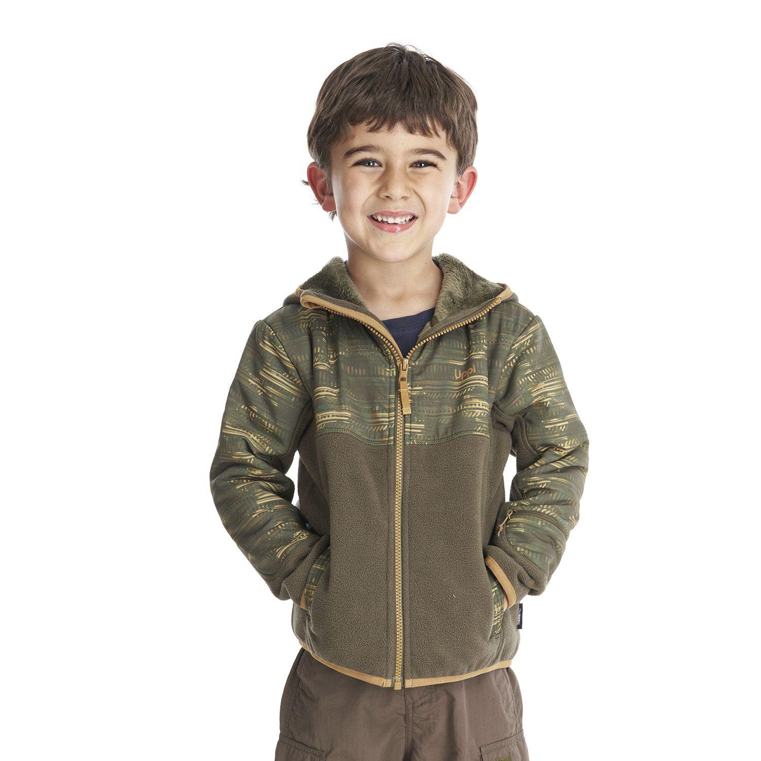 Chaqueta Niño Grillo Therm-Pro Hoody Jacket Verde Musgo Lippi V22-1