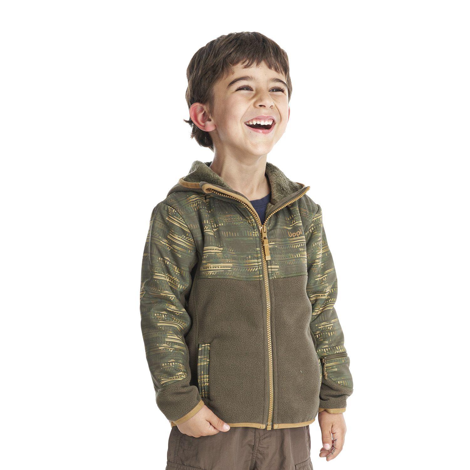 Chaqueta Niño Grillo Therm-Pro Hoody Jacket Verde Musgo Lippi V22-2