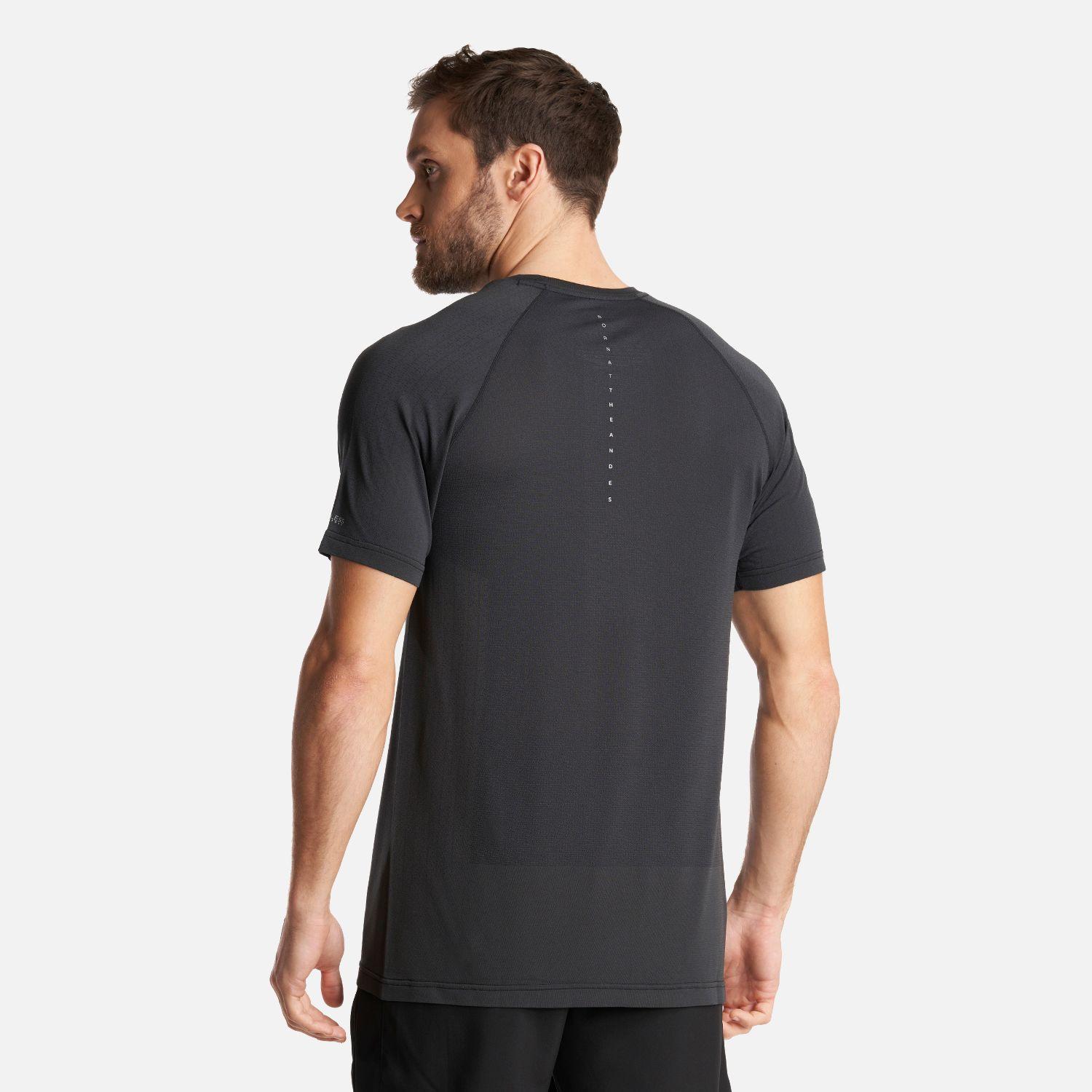 Polera Hombre Essential Sport T-Shirt Grafito Lippi-3