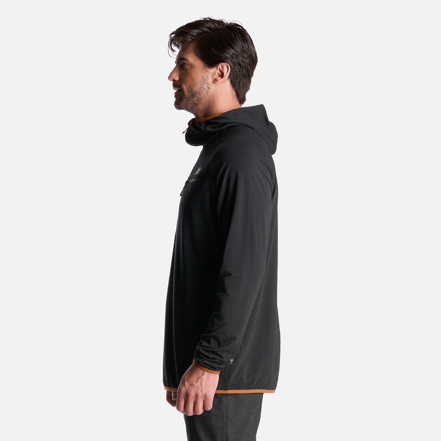 Poleron Hombre Taina Pro Negro Haka Honu I24-3