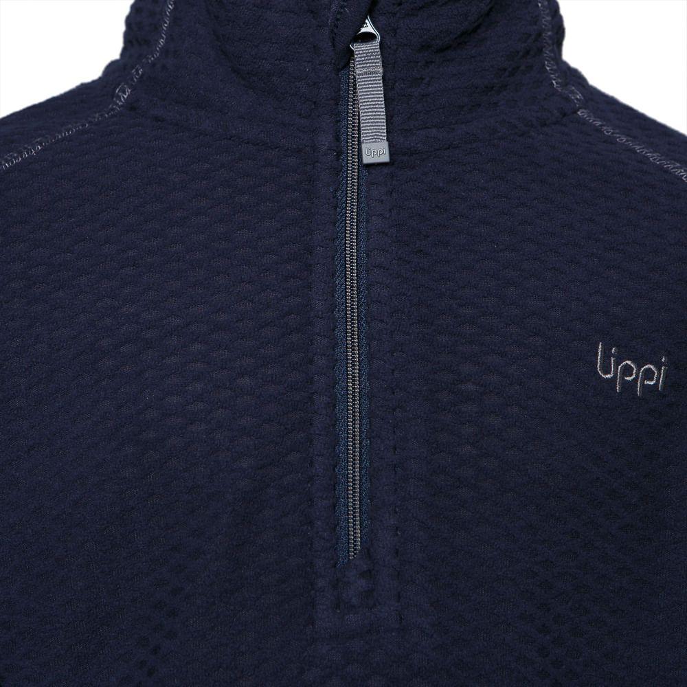 Poleron Niño Saltamontes Nano-F 1/4 Zip Azul Marino Lippi V18-3
