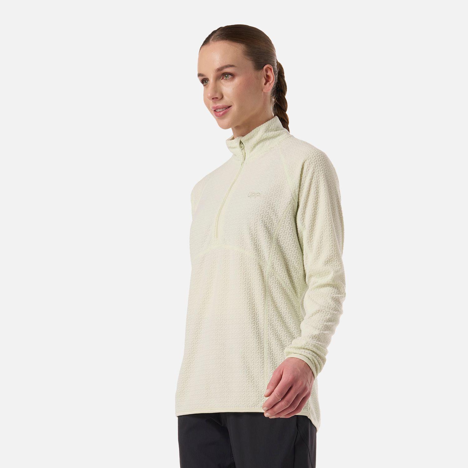 Polerón Mujer Jacaranda Nano-F 1/4 Zip Verde Claro Lippi V26-1