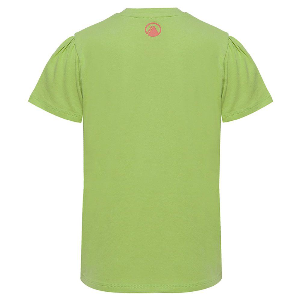 Polera Niña Splash T-Shirt Verde Lima Lippi-1