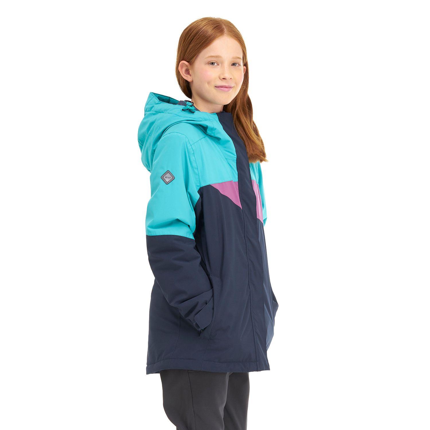 Chaqueta Teen Girl Shelter B-Dry Hoody Jacket Azul Marino / Turquesa Lippi I22-2