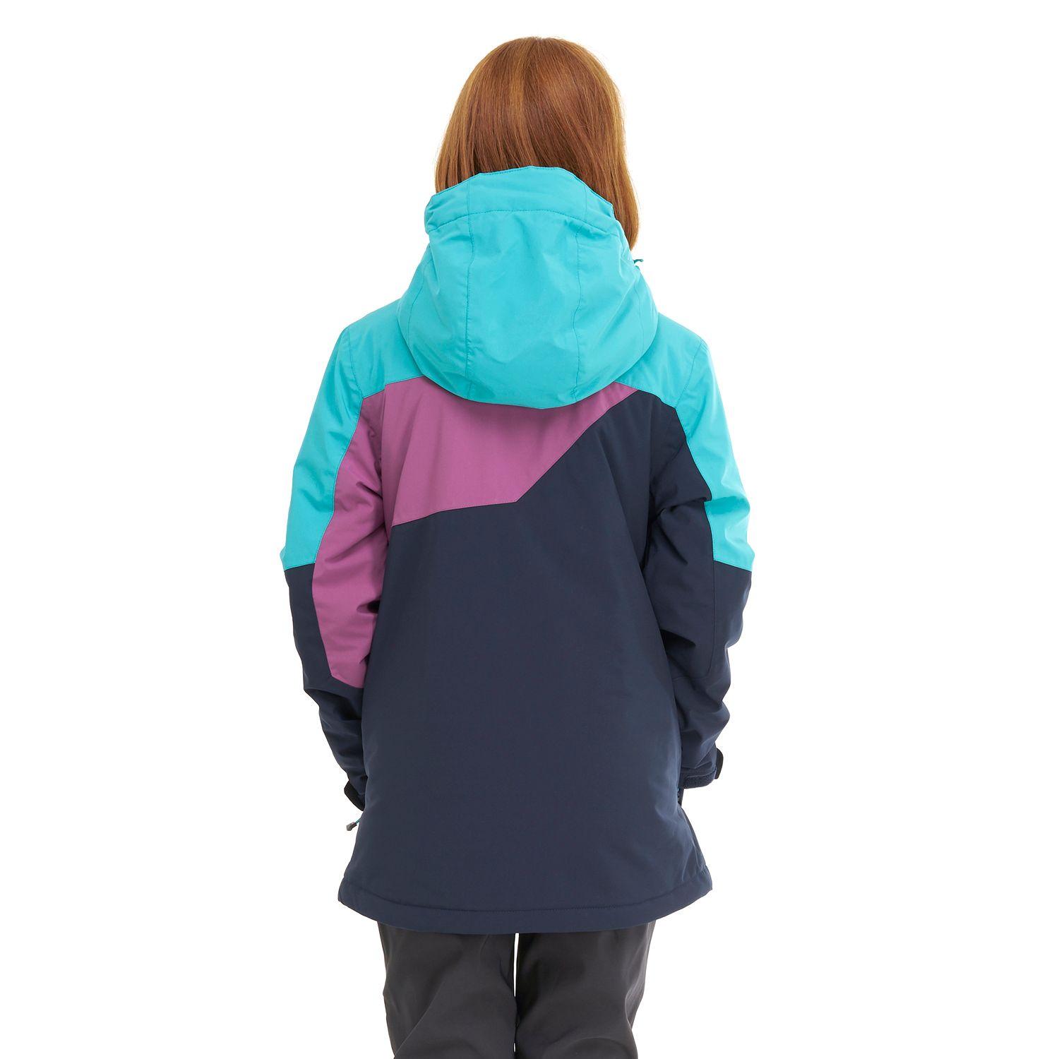 Chaqueta Teen Girl Shelter B-Dry Hoody Jacket Azul Marino / Turquesa Lippi I22-3
