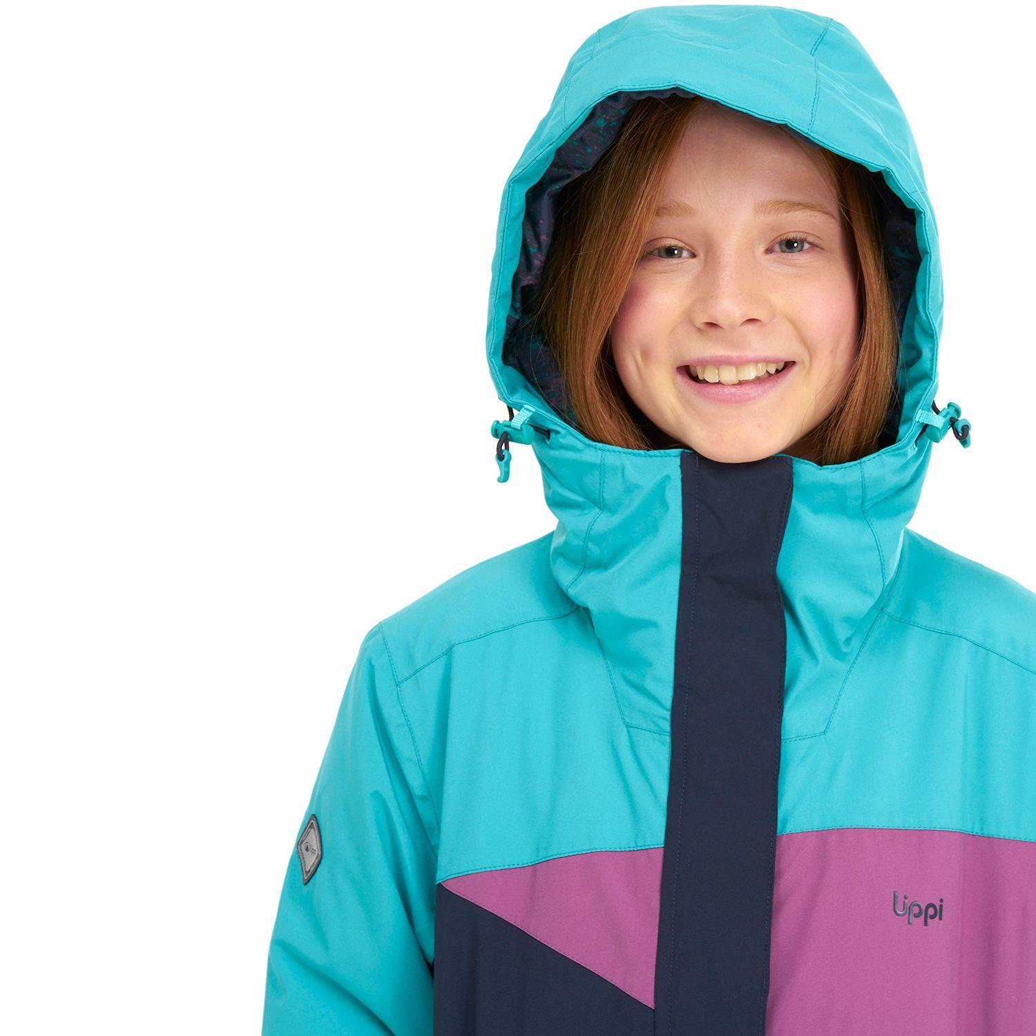 Chaqueta Teen Girl Shelter B-Dry Hoody Jacket Azul Marino / Turquesa Lippi I22-4