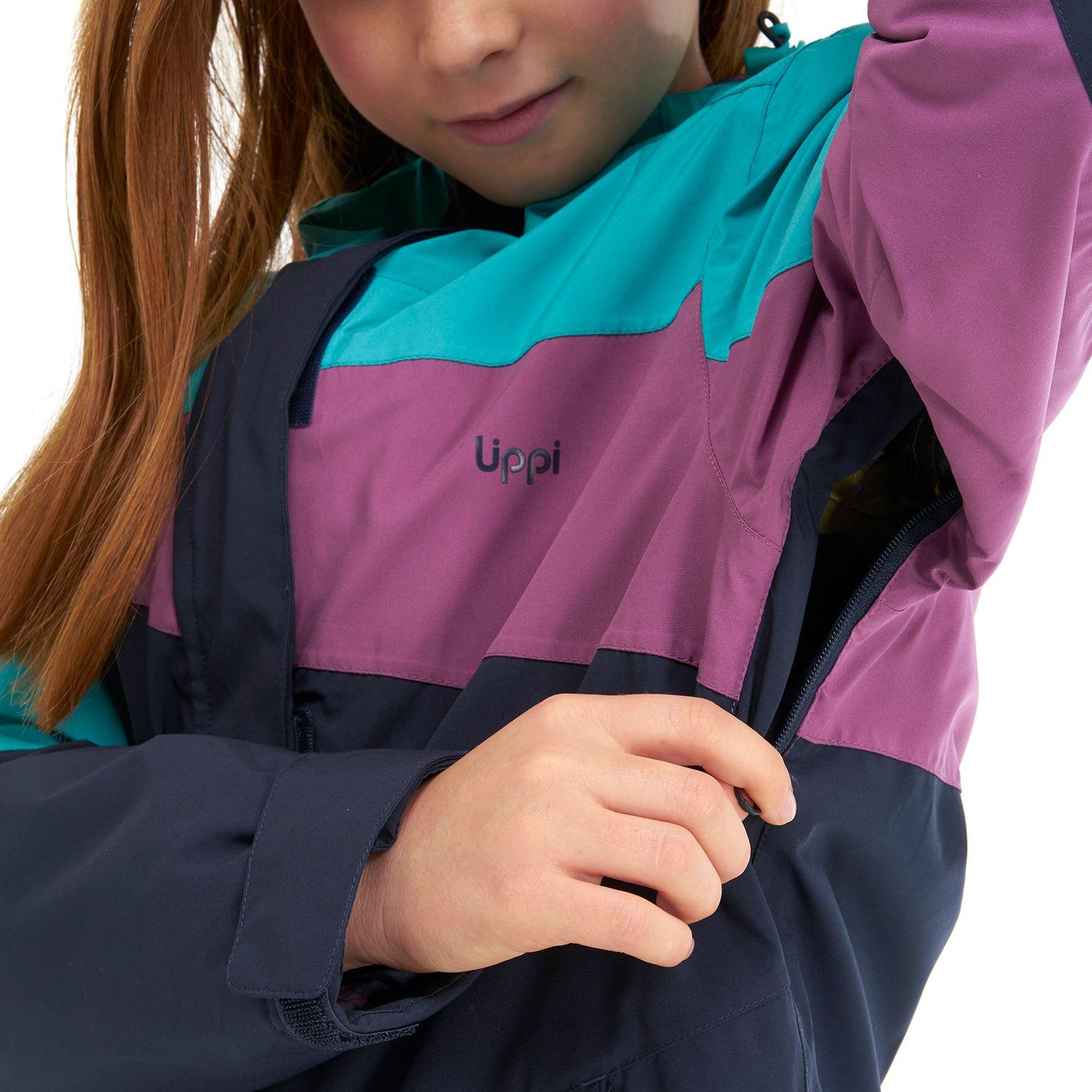 Chaqueta Teen Girl Shelter B-Dry Hoody Jacket Azul Marino / Turquesa Lippi I22-7